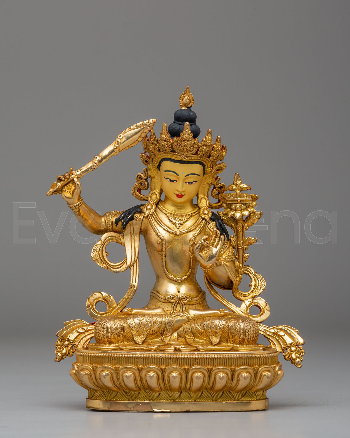 handcrafted-manjushri-buddhist-statue