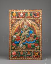 Traditional Dzambhala Wall Hanging