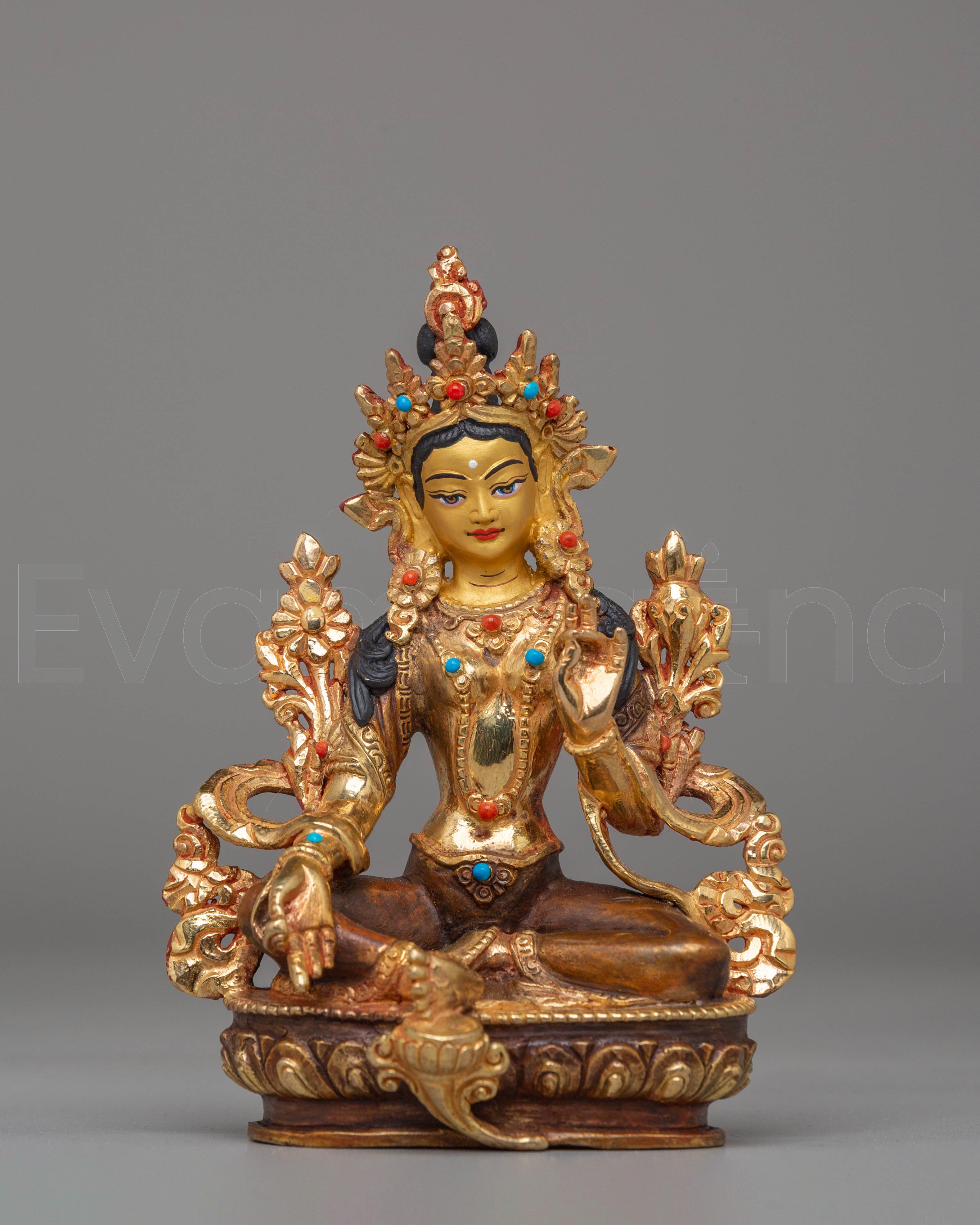 Green Tara Sacred Statue | Spiritual Decor