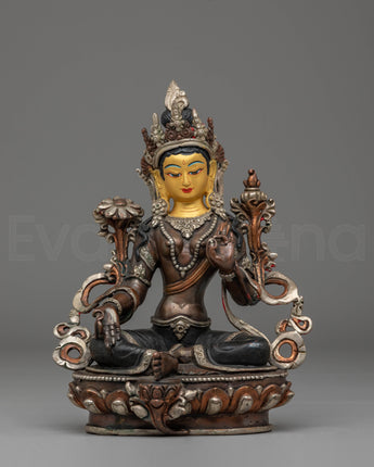 Green Tara Statue Mother of all Buddha