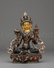 Green Tara Statue Mother of all Buddha