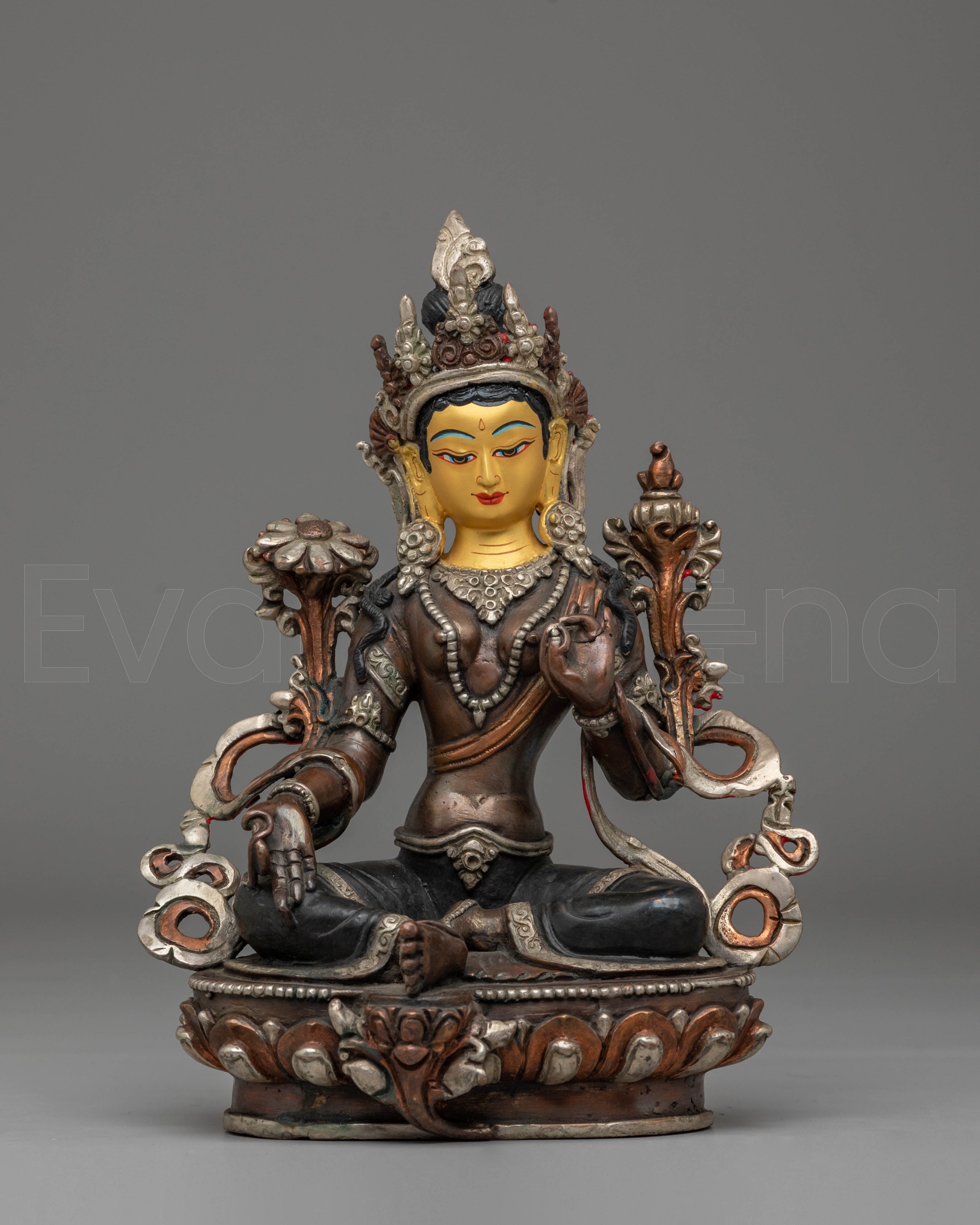 Green Tara Statue Mother of all Buddha