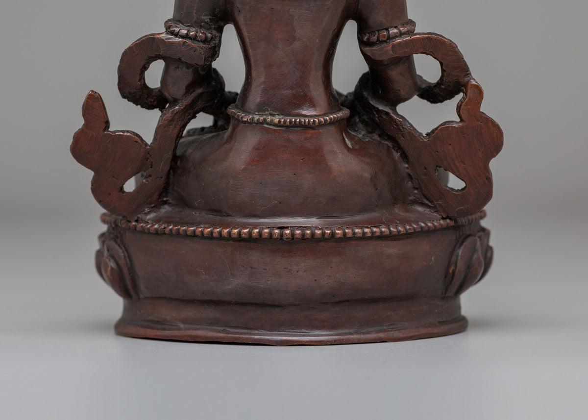 Tibetan Amitayus Deity Statue | Buddha of Infinite Life