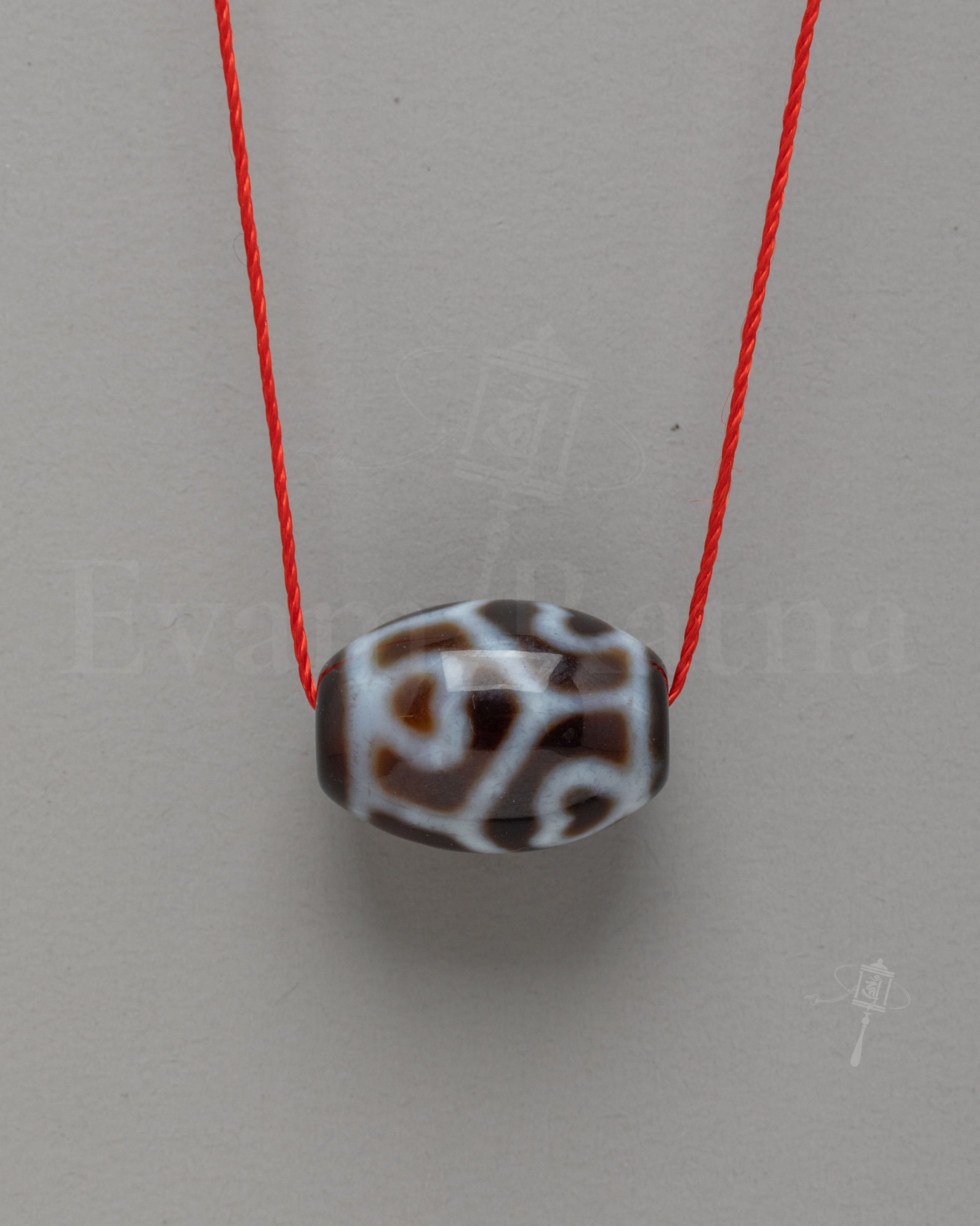 Spiritual Dzi Bead Locket | Handcrafted Spiritual Necklace