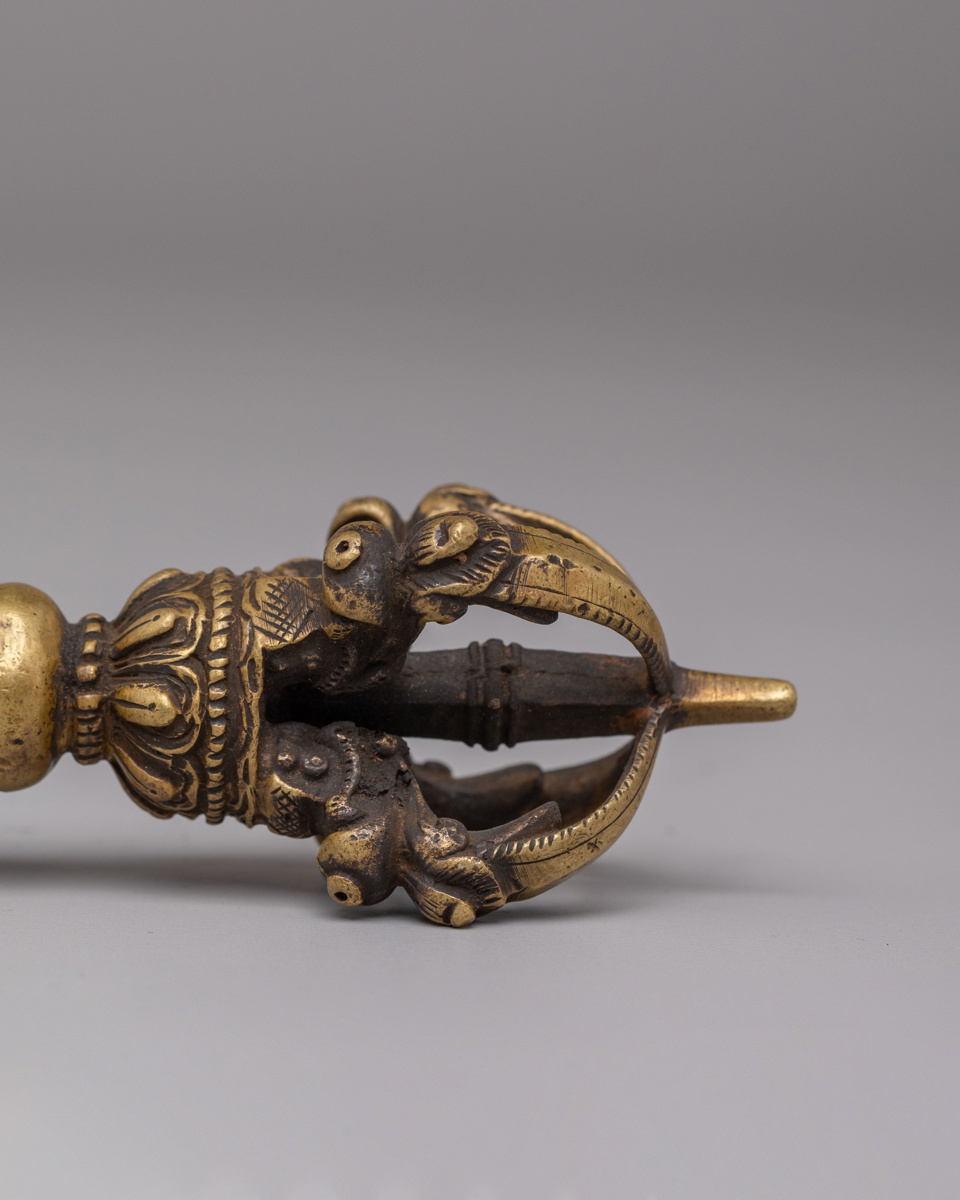 Tibetan Dorje and Bell for Altar Use | Vajra Bell for Buddhist Meditation