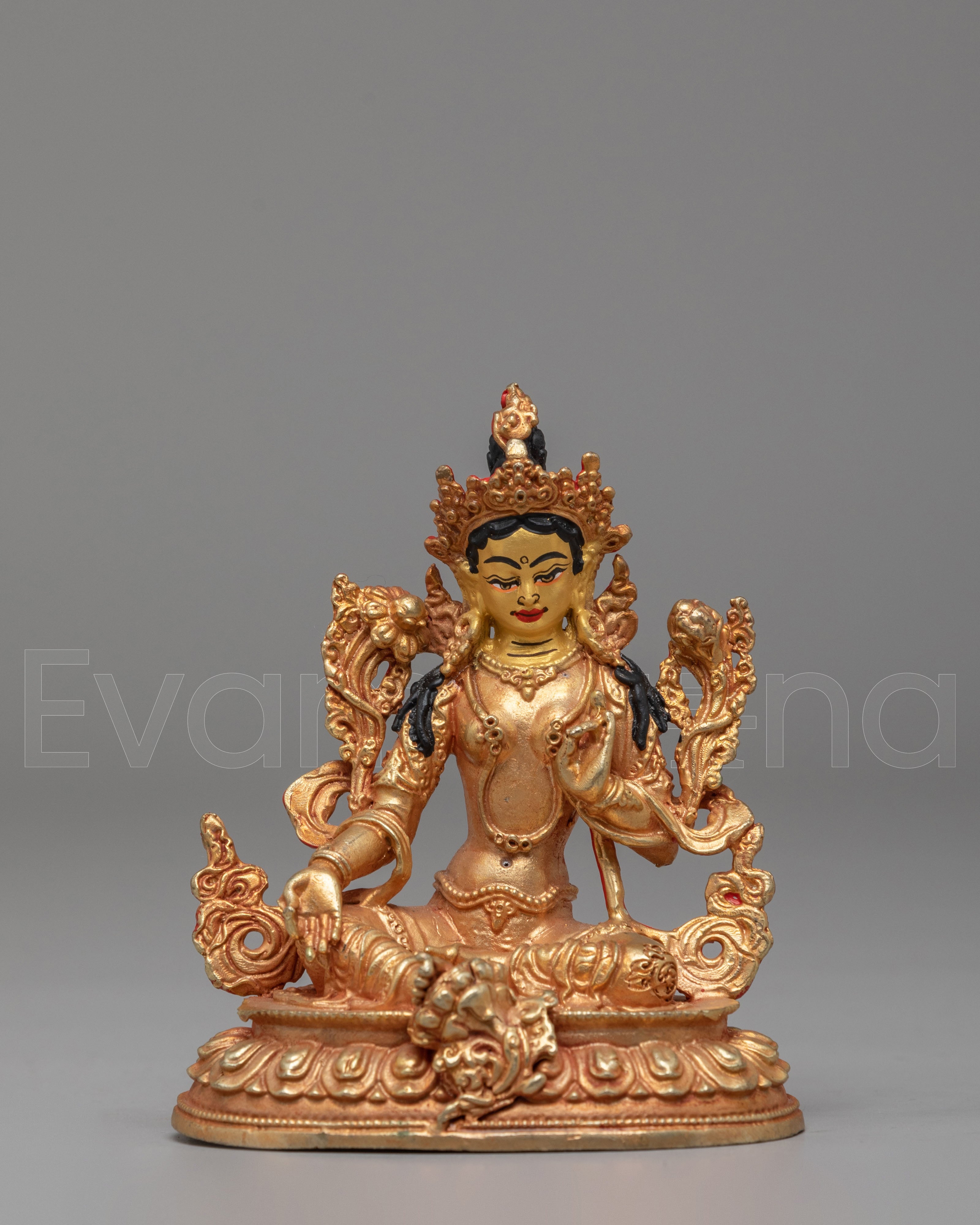 Himalayan Green Tara Statue for Shrine | Mother of all Buddhas