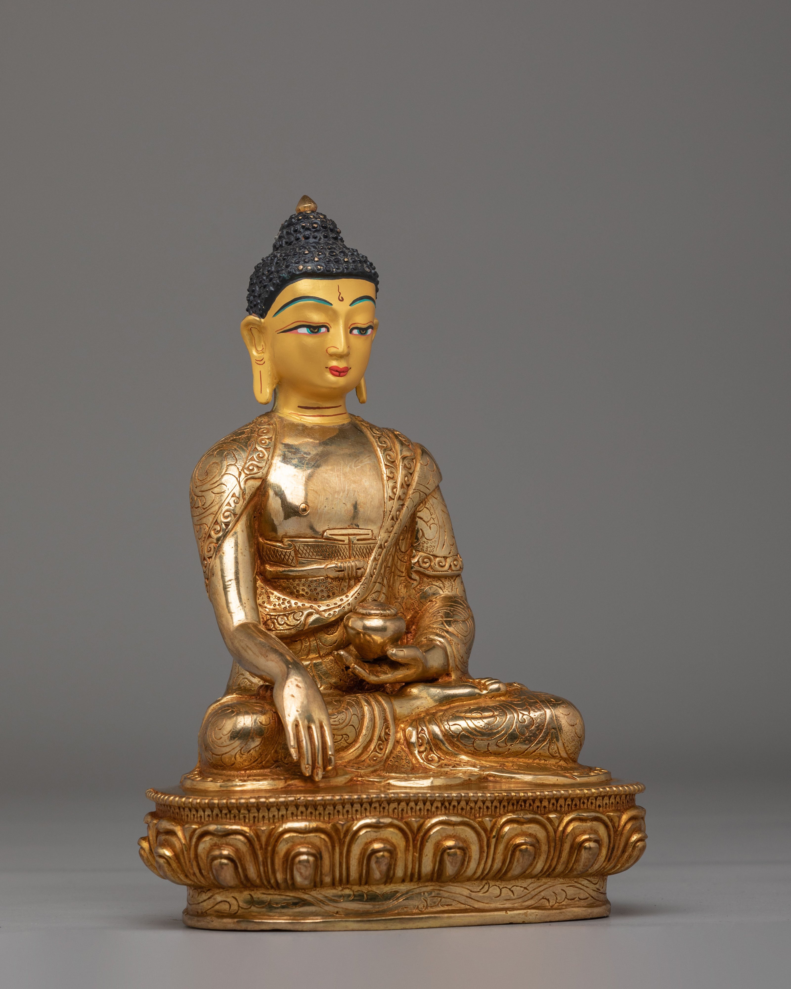 Bhumisparsha Shakyamuni Buddha Statue | Handcrafted Meditation Figurine