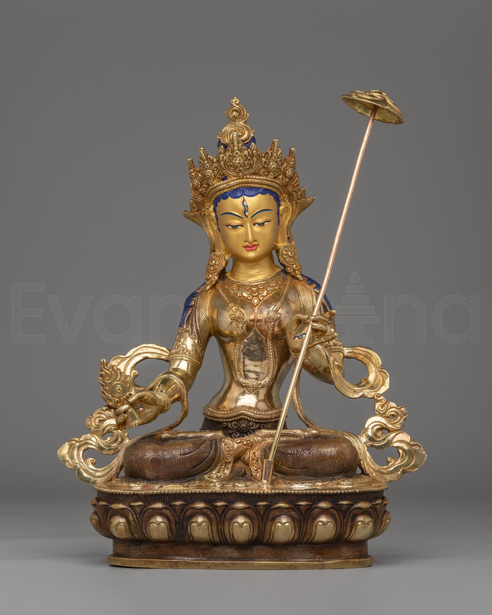 Handcrafted Dukar Copper Statue