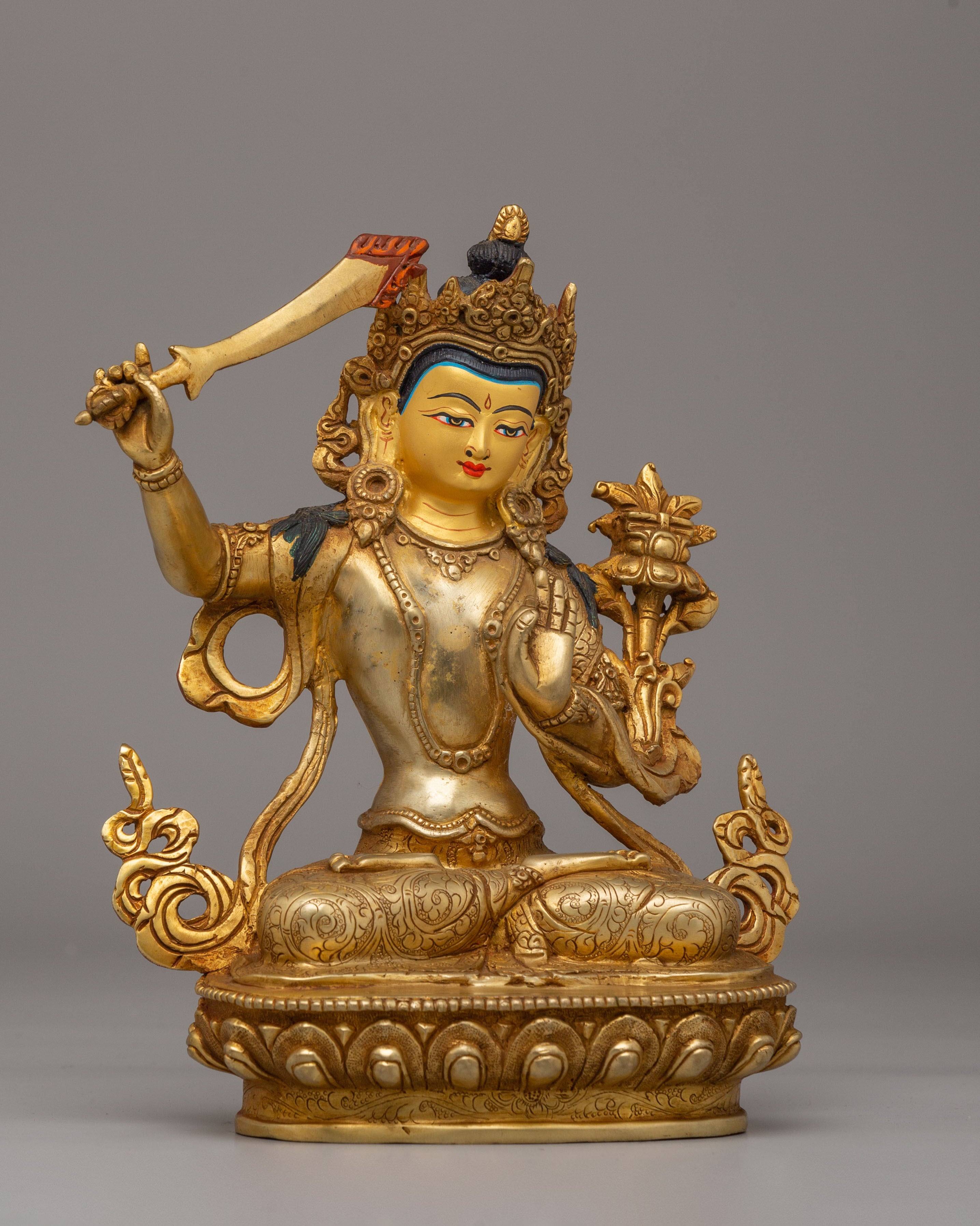 Divine Protection Manjushri Statue | A Symbol of Wisdom and Enlightenment