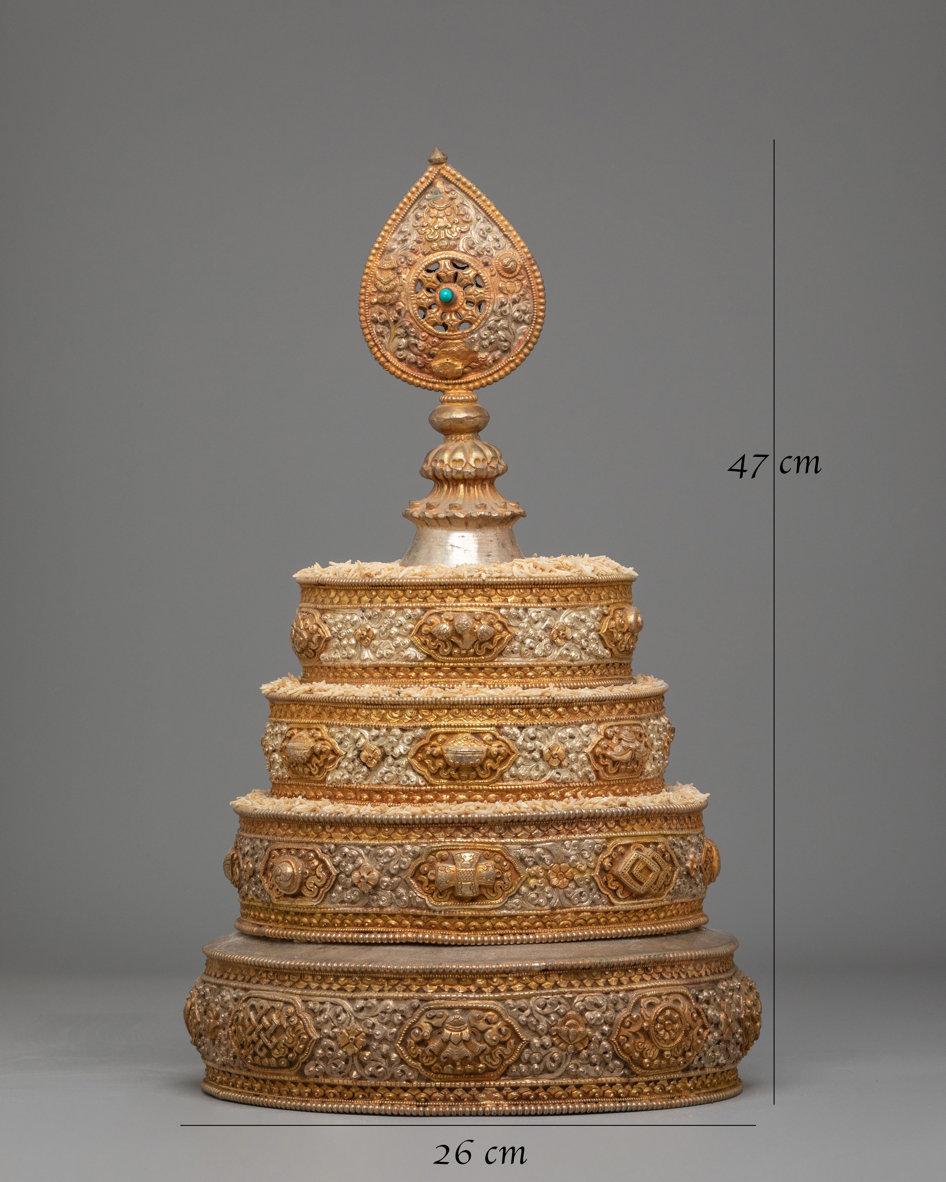 Handcrafted Altar Mandala | Sacred Vajrayana Ritual Object