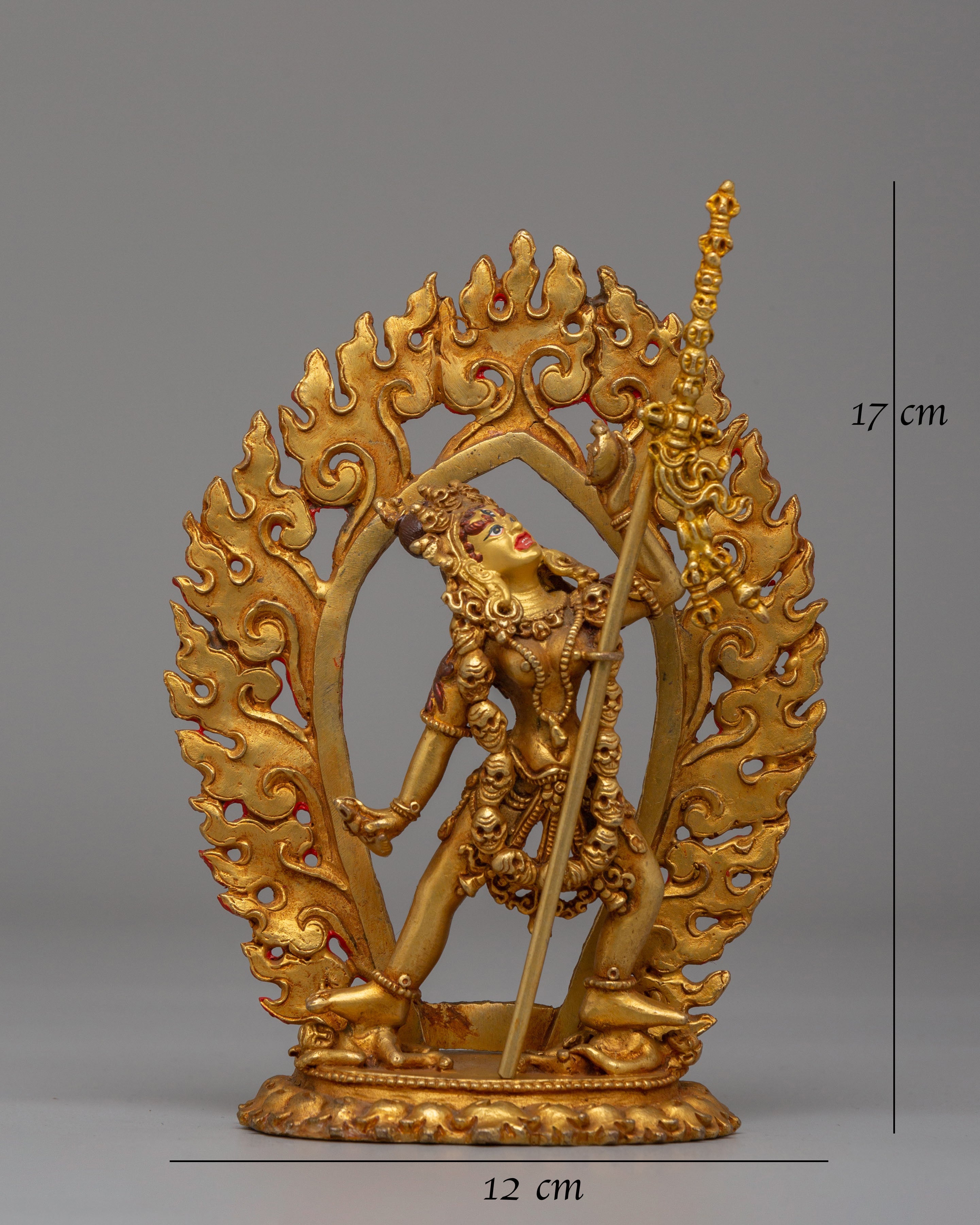 Vajrayogini Wrathful Goddess Statue | Tibetan Tantric Deity Figurine