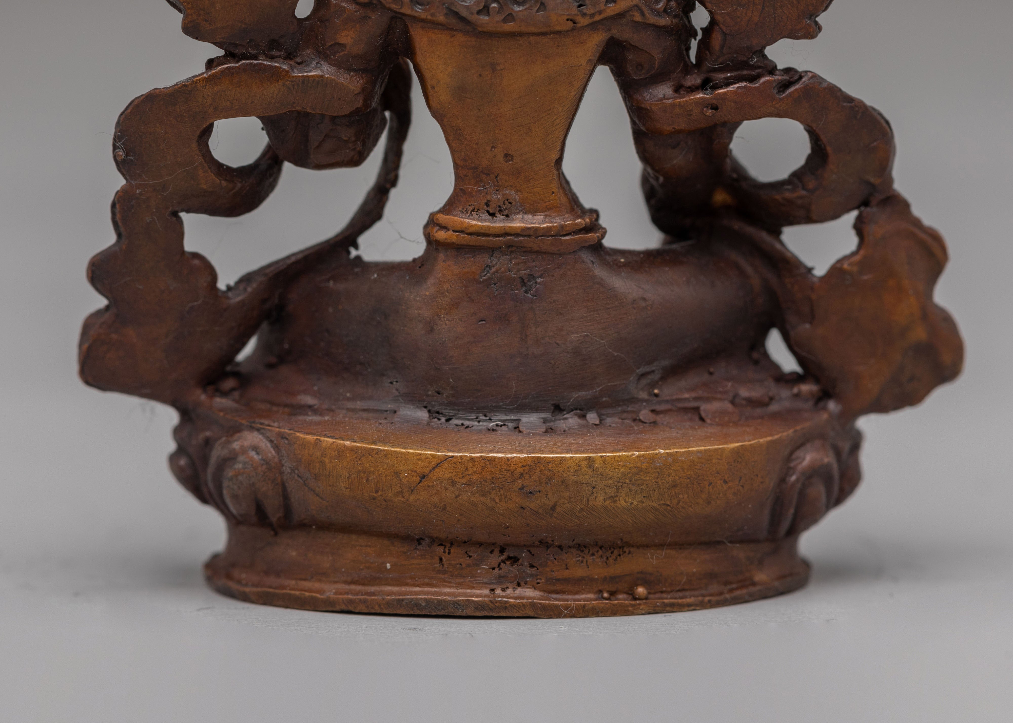 Sacred Green Tara Goddess Statue | Traditional Artwork