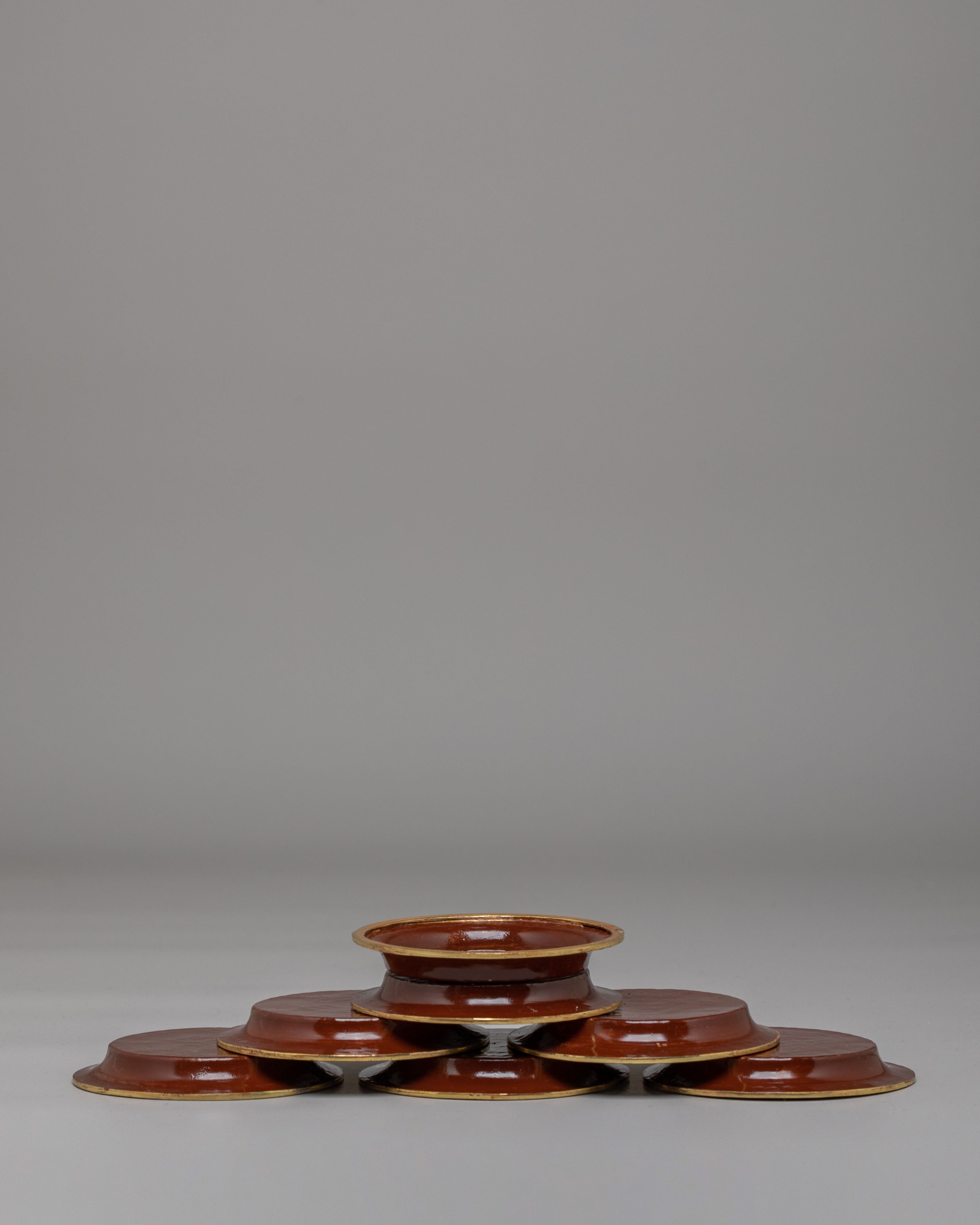 Sacred Water Offering Bowls Set | Ritual Bowls for Buddhist Ceremonies