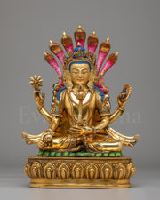 Handcrafted Bishnu Spiritual Figurine    