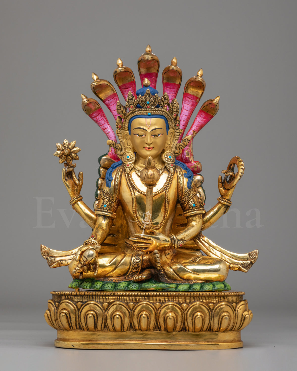Handcrafted Bishnu Spiritual Figurine    