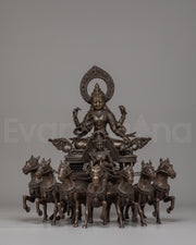 Traditional Surya Narayan Statue