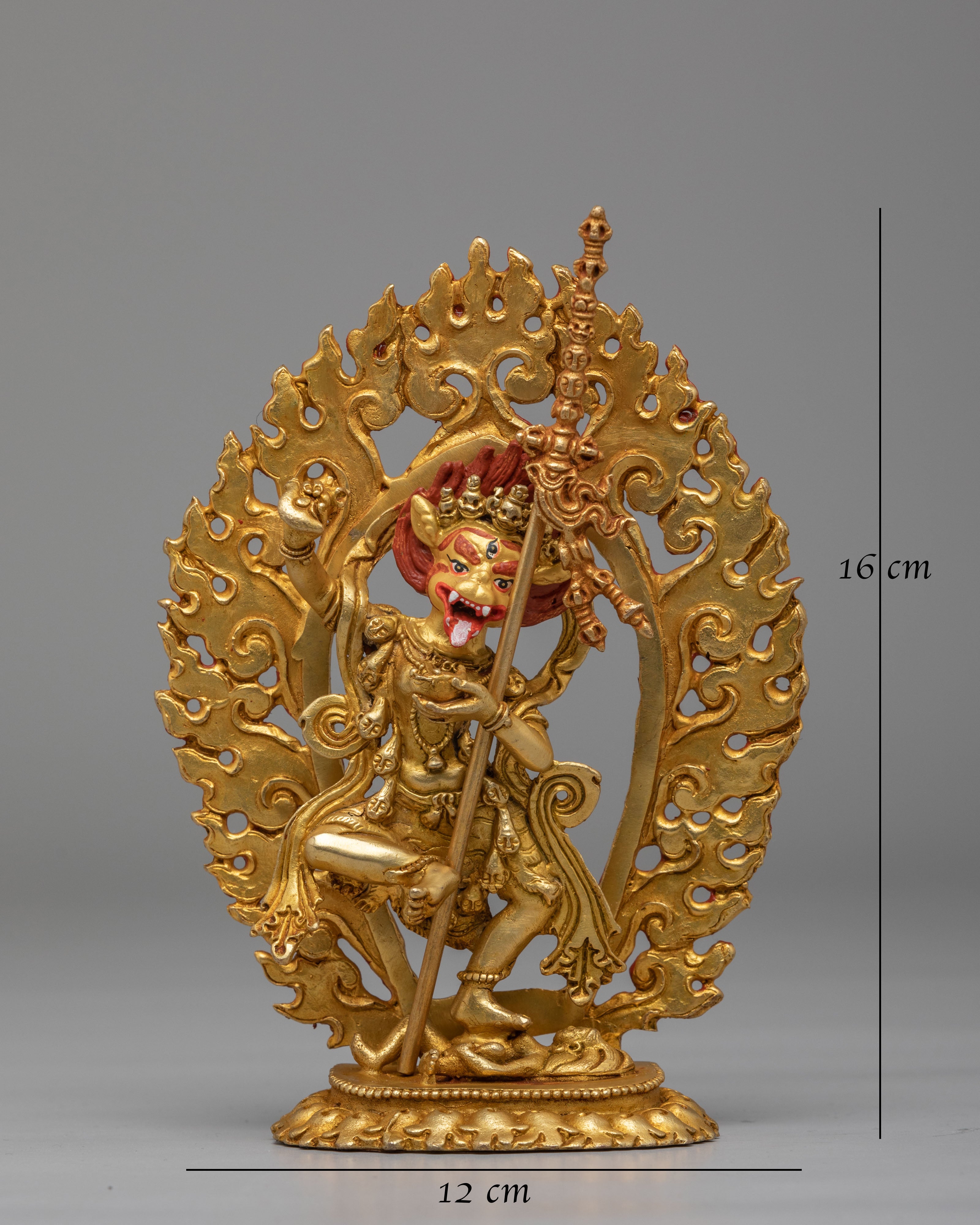 Traditional Altar Simhaumkha Statue | Wrathful Dakini Protector