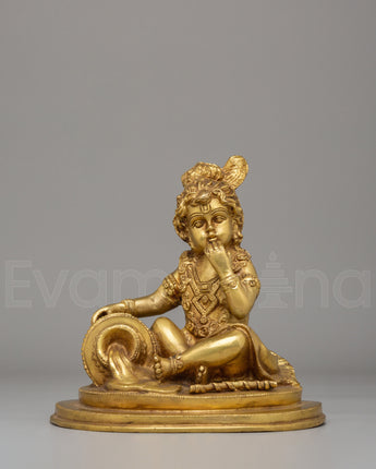 Divine Little Krishna Figurine