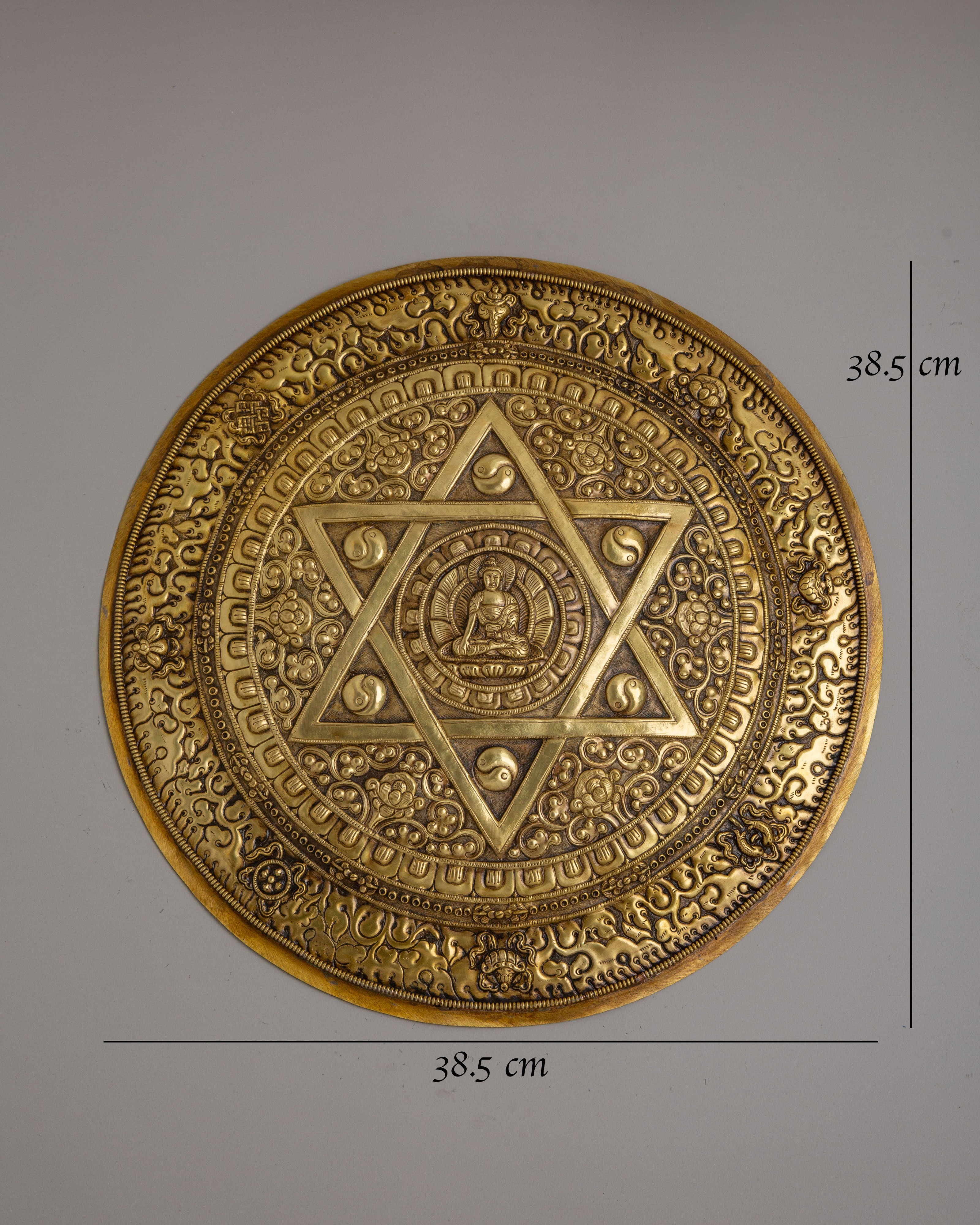 Shakyamuni Buddha Mandala Wall Hanging | A Sacred Symbol of Peace and Enlightenment