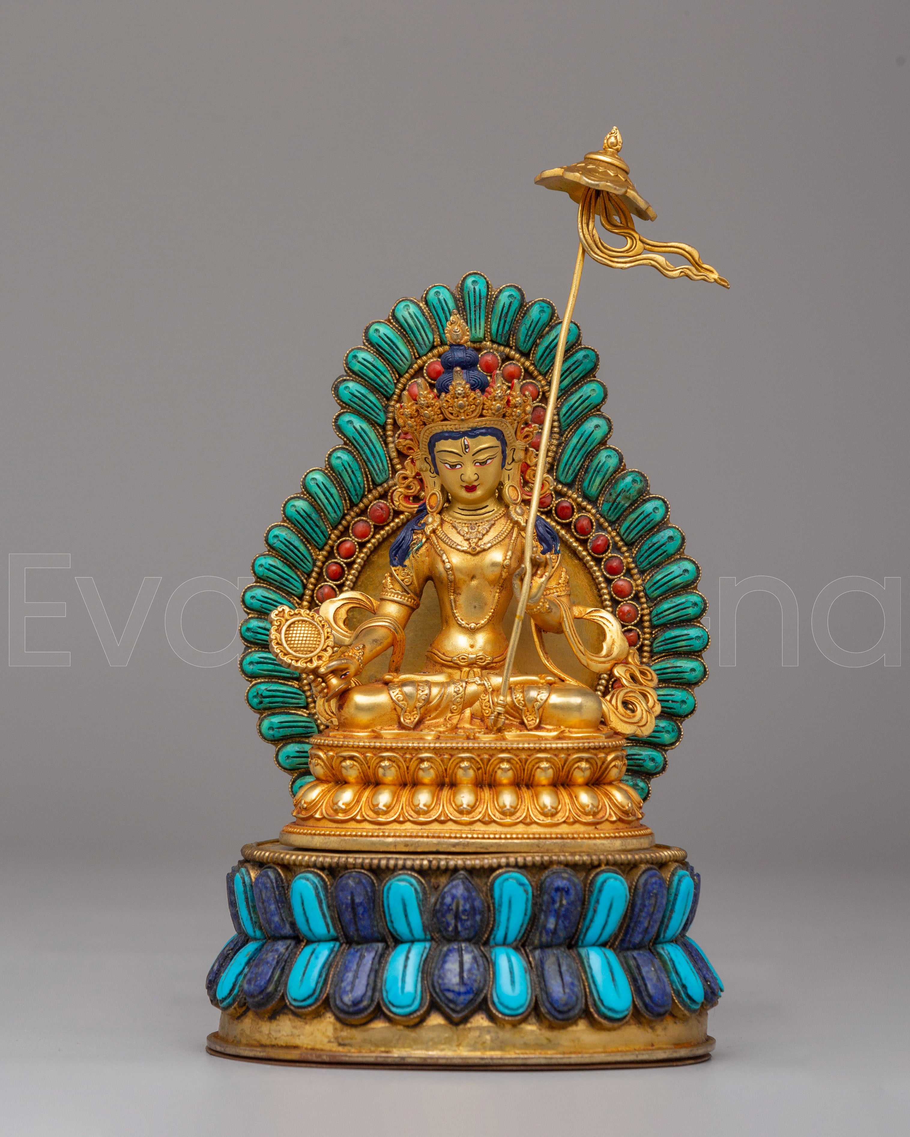 Manifestation of Compassion Dukar Statue