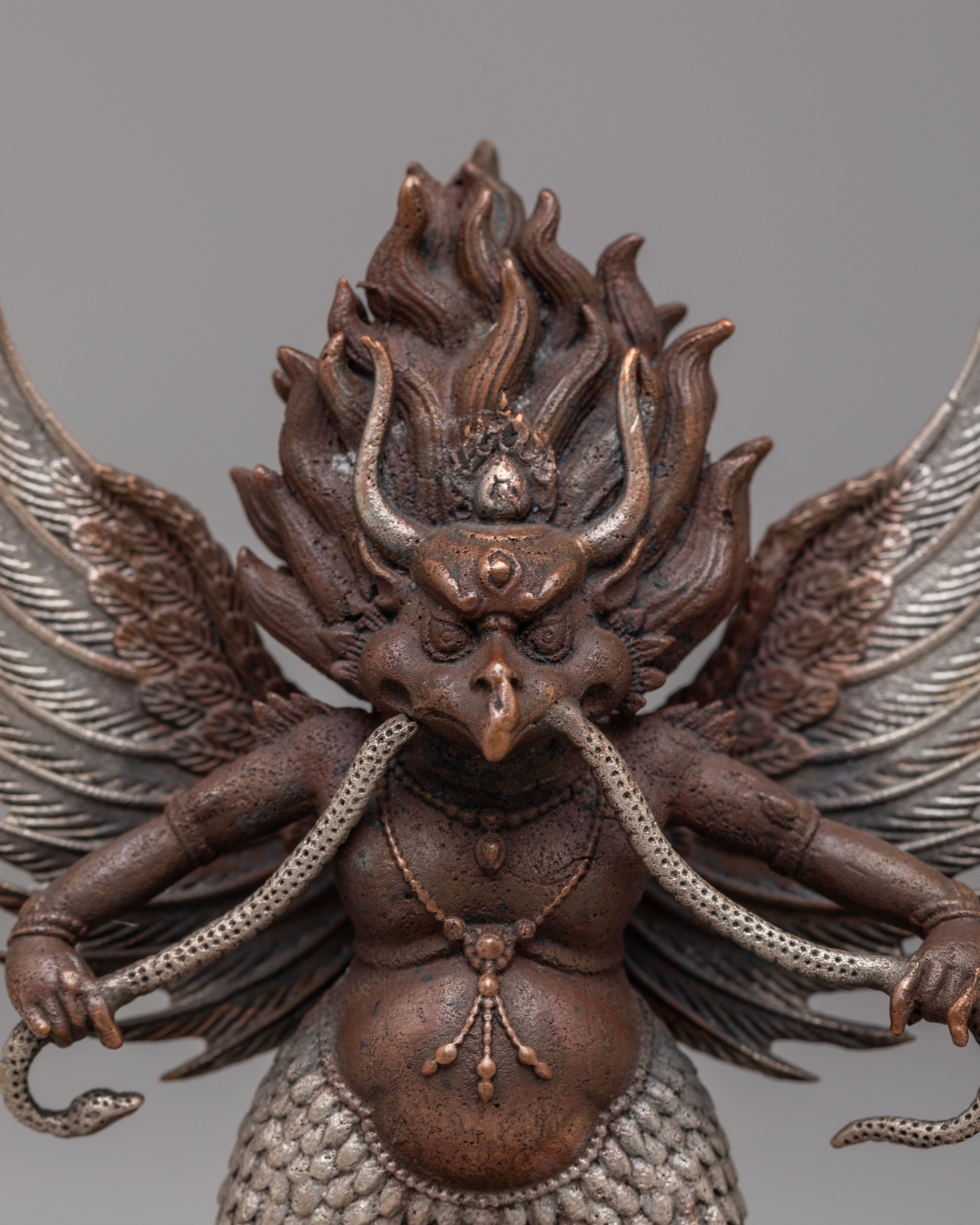 Mythical Garuda Bird Deity Statue | A Symbol of Strength and Protection