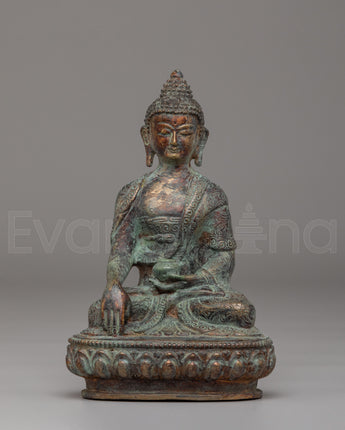 Tibetan Antique Shakyamuni Buddha Statue