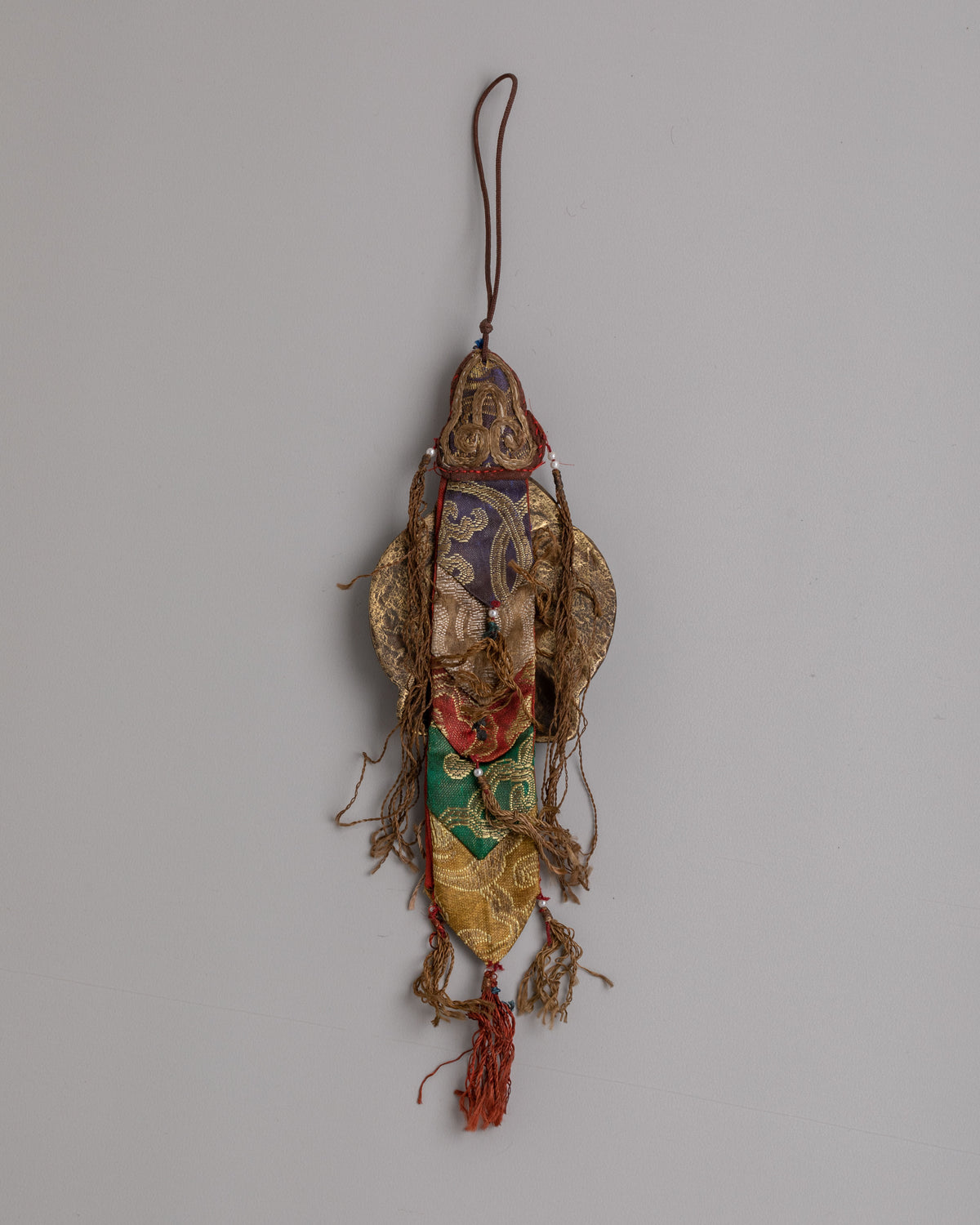 Chenrezig Wall Hanging | Tibetan Brass Buddhist Ornament