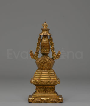 Copper Stupa For Ritual Use