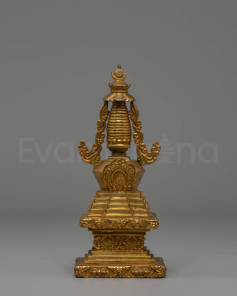 Copper Stupa For Ritual Use