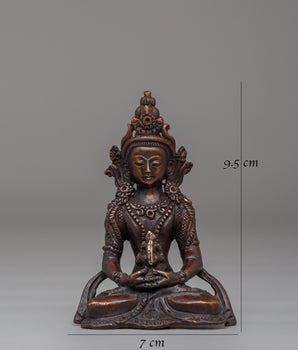 Sacred Tibetan Amitayus Buddha Statue | Symbol of Longevity