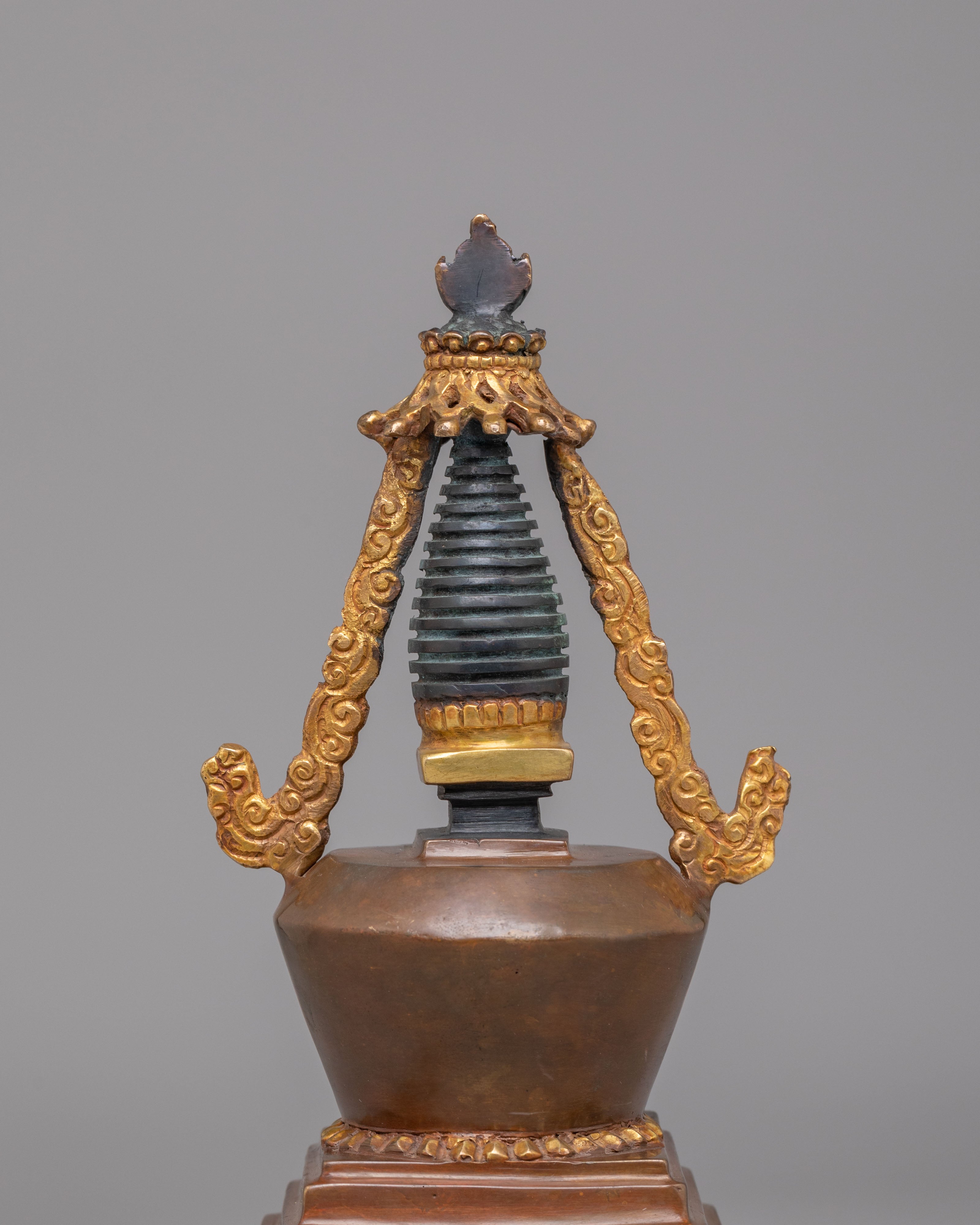 Himalayan Enlightenment Stupa for Ritual | Spiritual Decorative Stupa