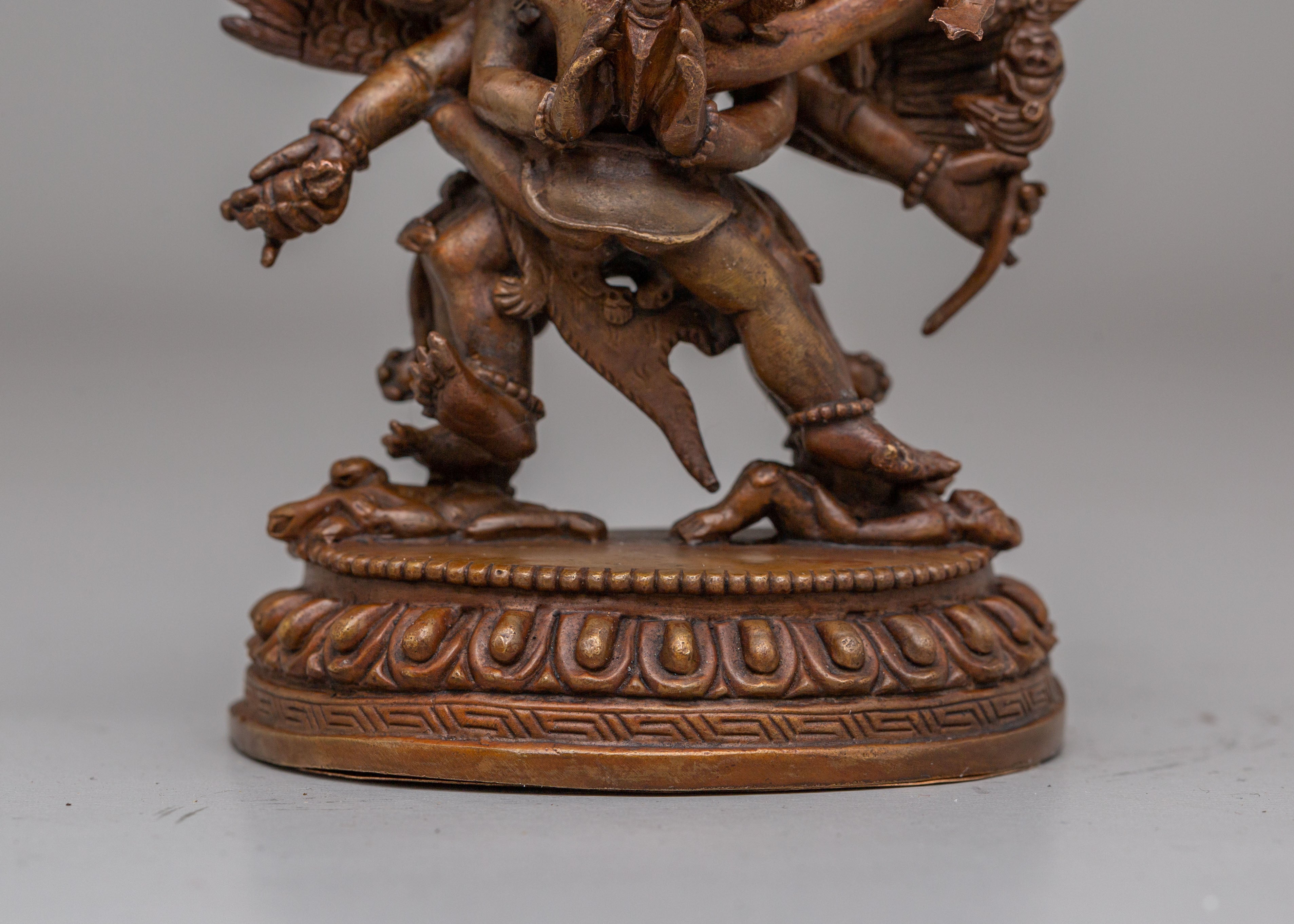 Sacred Vajrakilaya with Consort Statue | Tibetan Tantric Deity Figurine