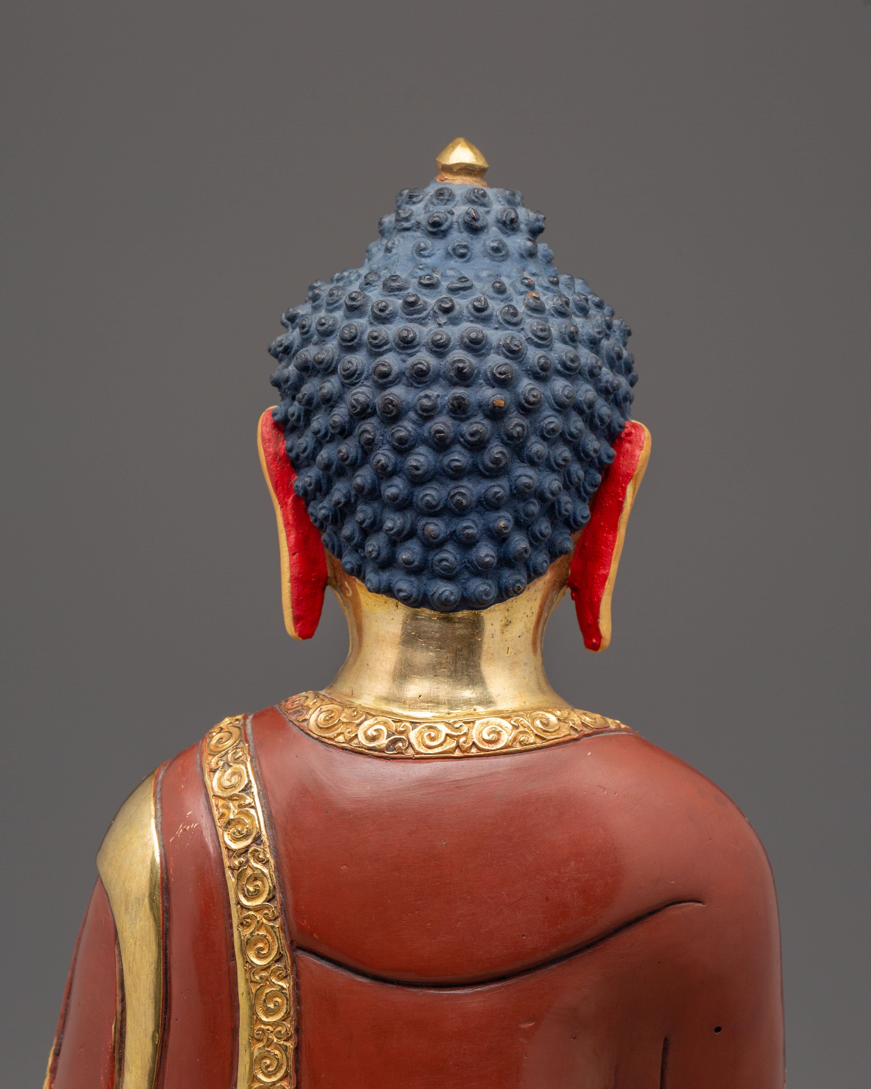 Himalayan Healing Buddha Statue | Gold Plated Tibetan Buddha Art