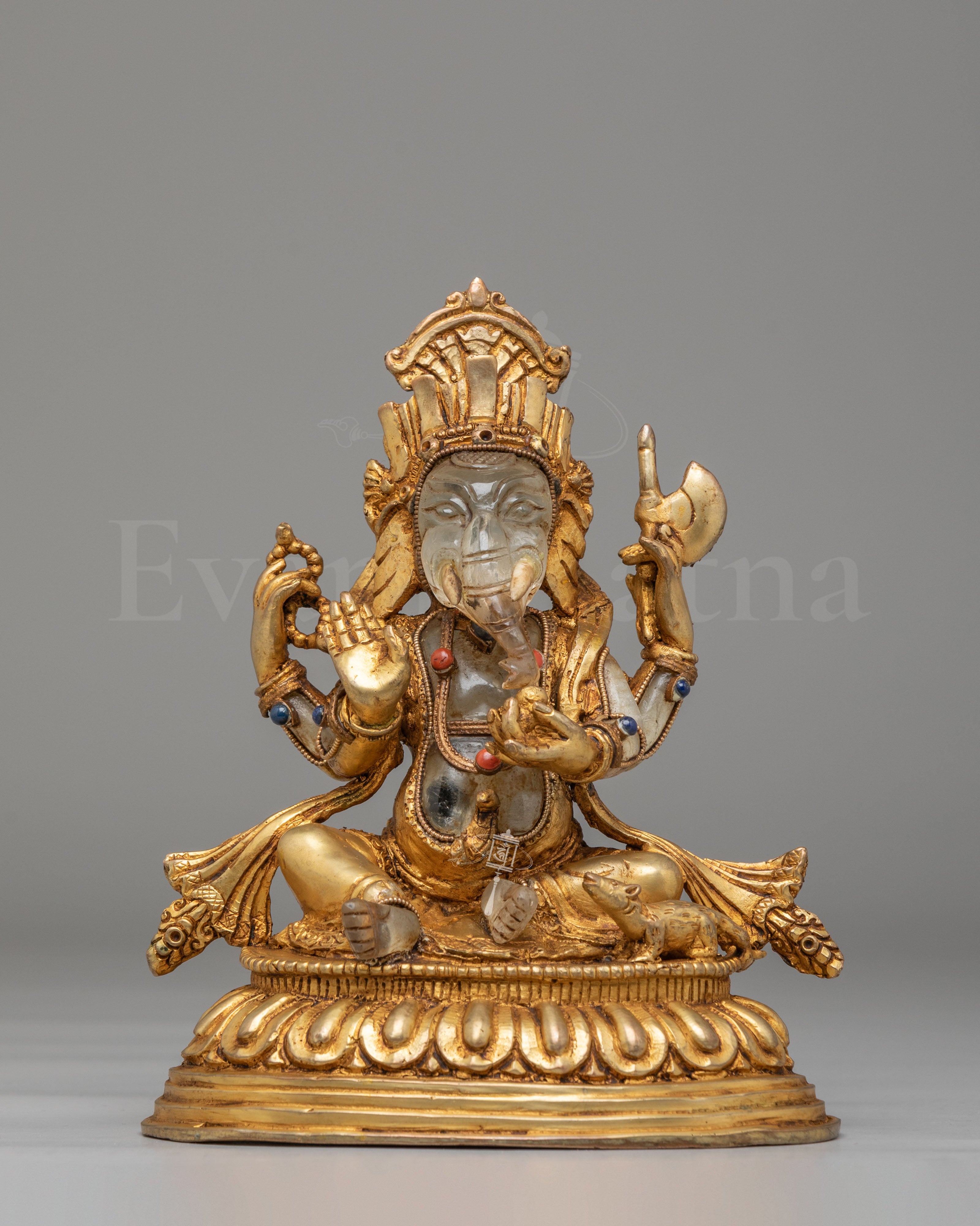 Spiritual Ganesh Deity Sculpture   