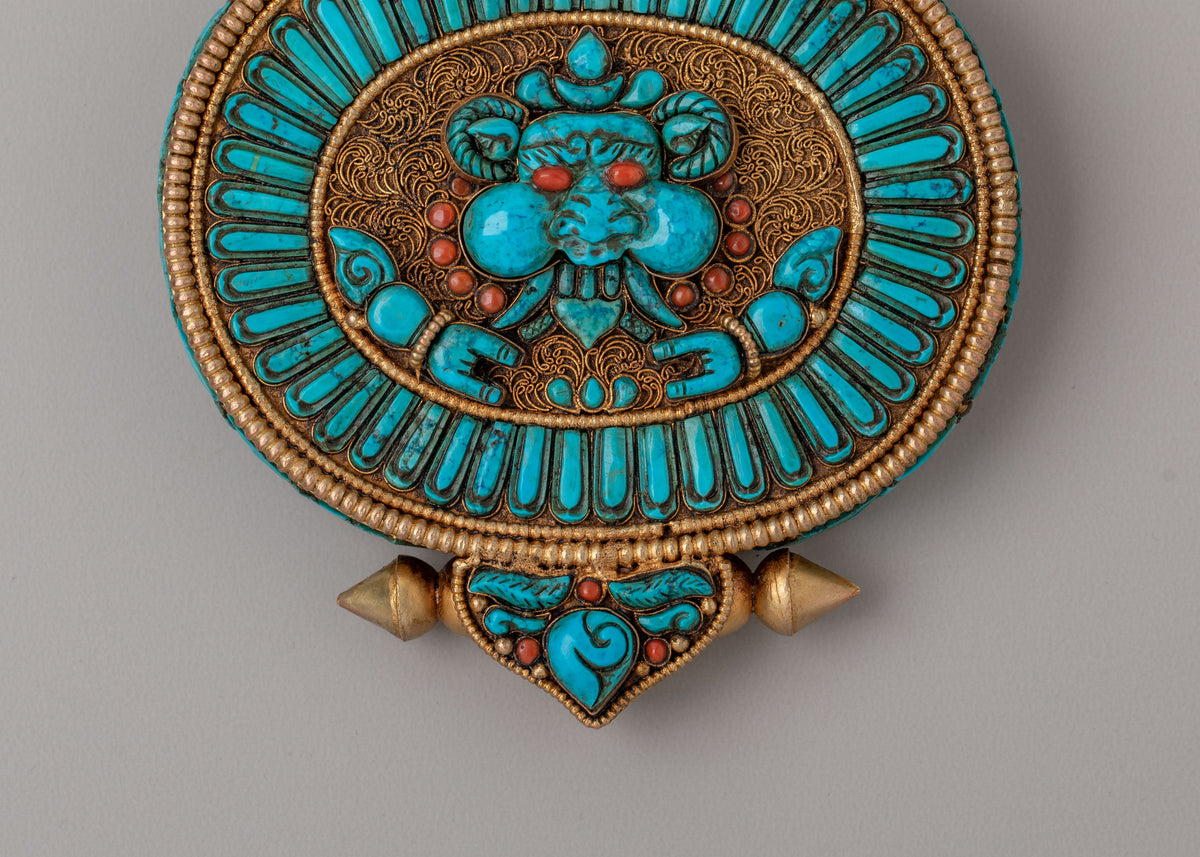 Himalayan Ghau Box Locket | A Sacred Tibetan Amulet with Cheppu Design