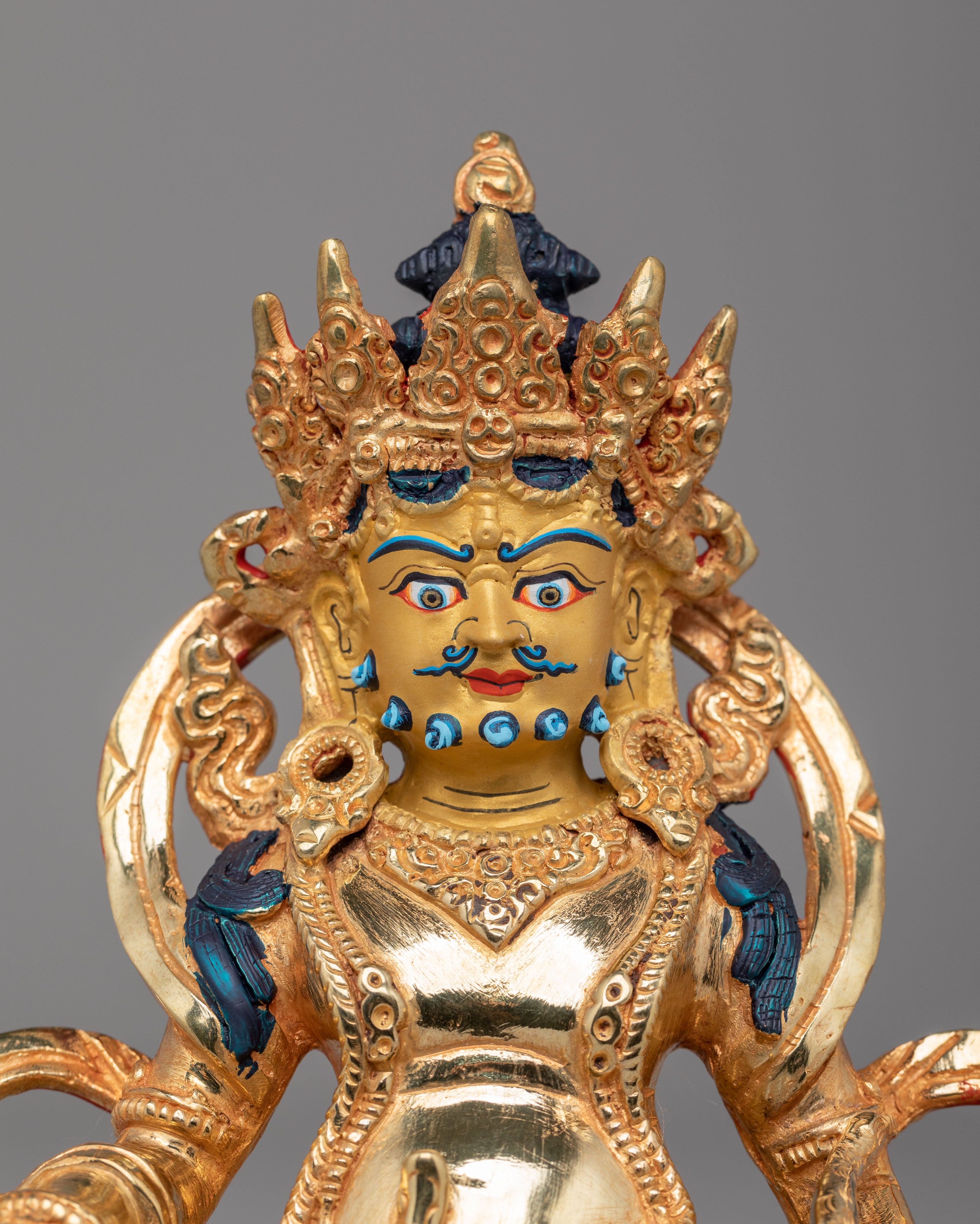Buddhist Wealth Deity Statue | Dzambhala Figurine
