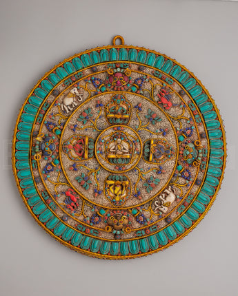 Five Dhyani Buddha Wall Hanging 