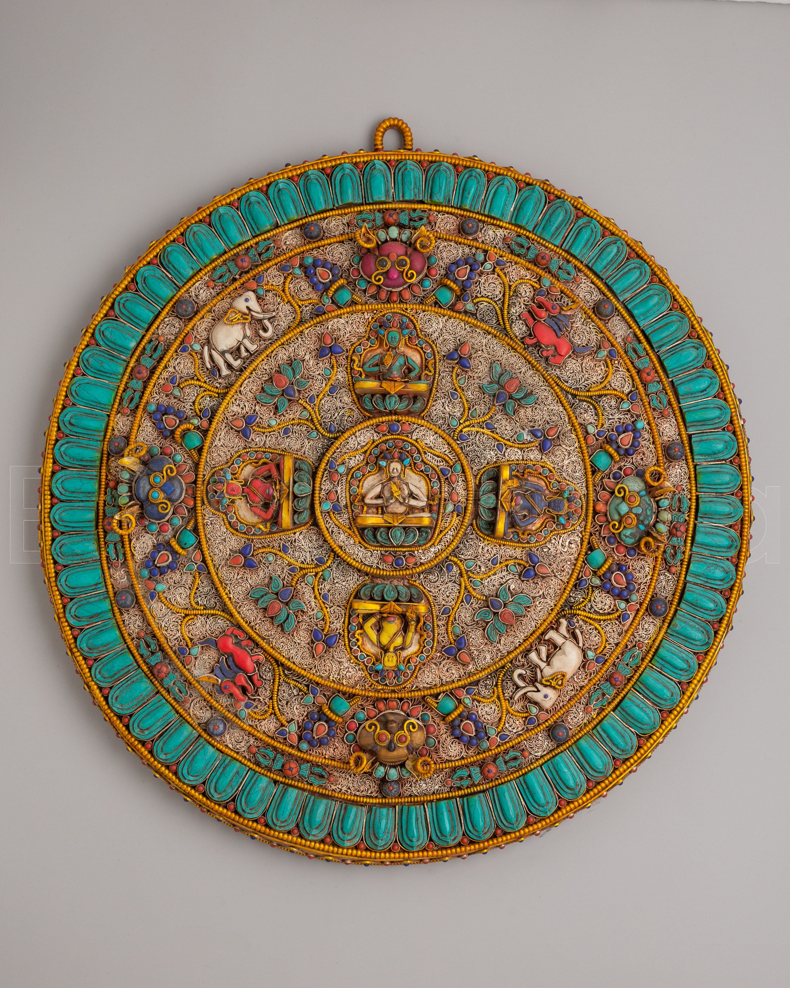 Five Dhyani Buddha Wall Hanging 