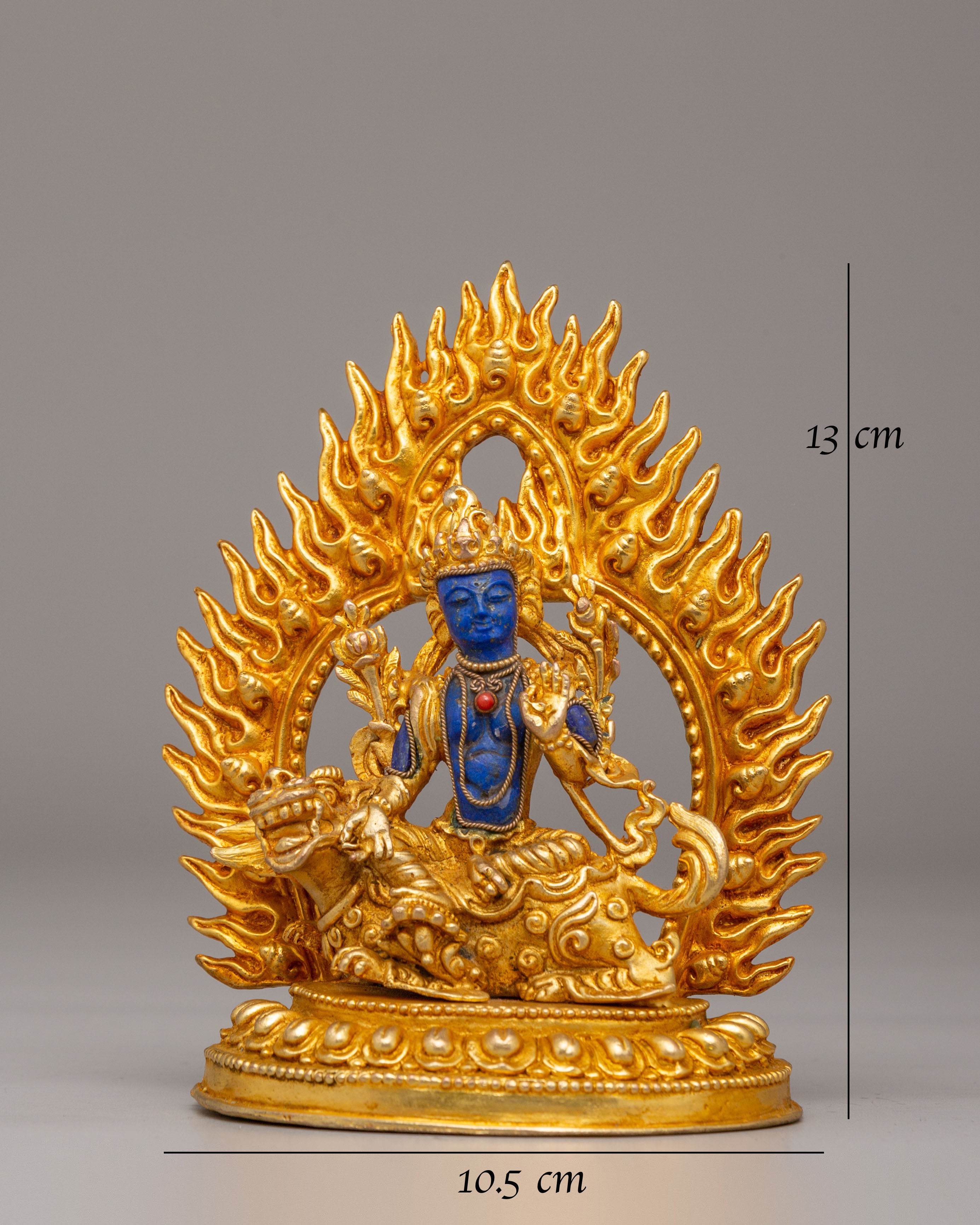 Sacred Simhanada Statue | Lion's Roar Symbol