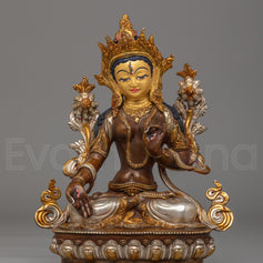 Handmade Ritual White Tara Statue