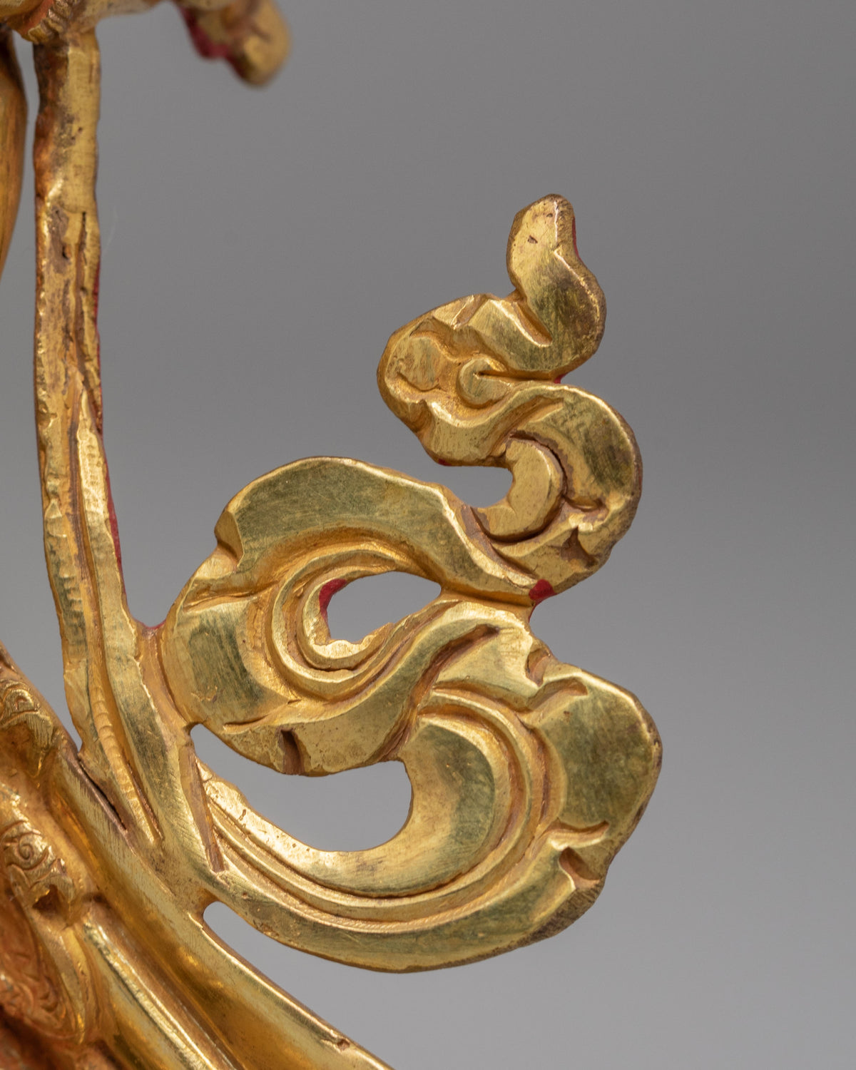 Traditional Standing Tara Sculpture | 24K Gold Buddhist Sculpture