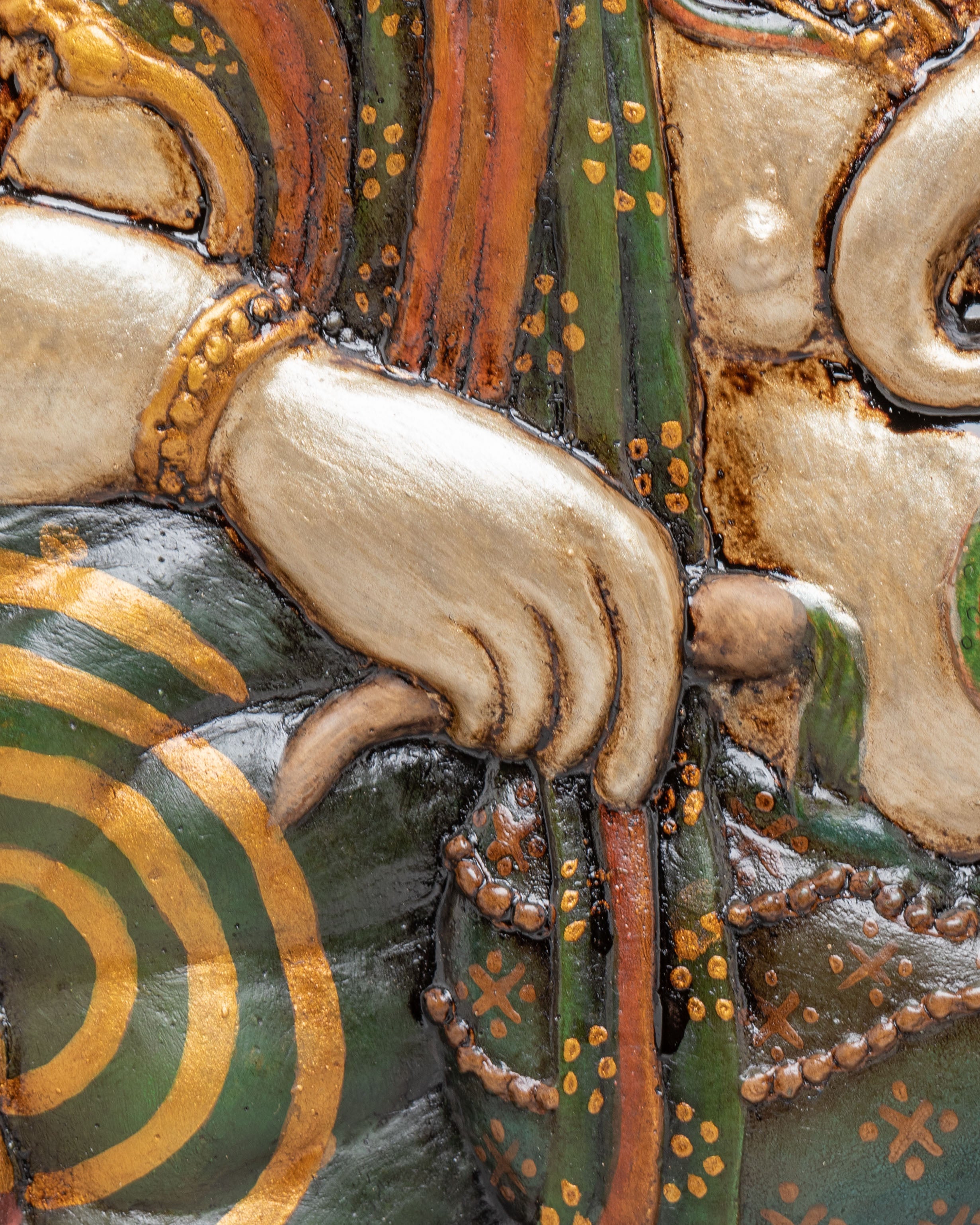 Sacred Ganesha Wall Hanging | Handcrafted Wooden Artwork