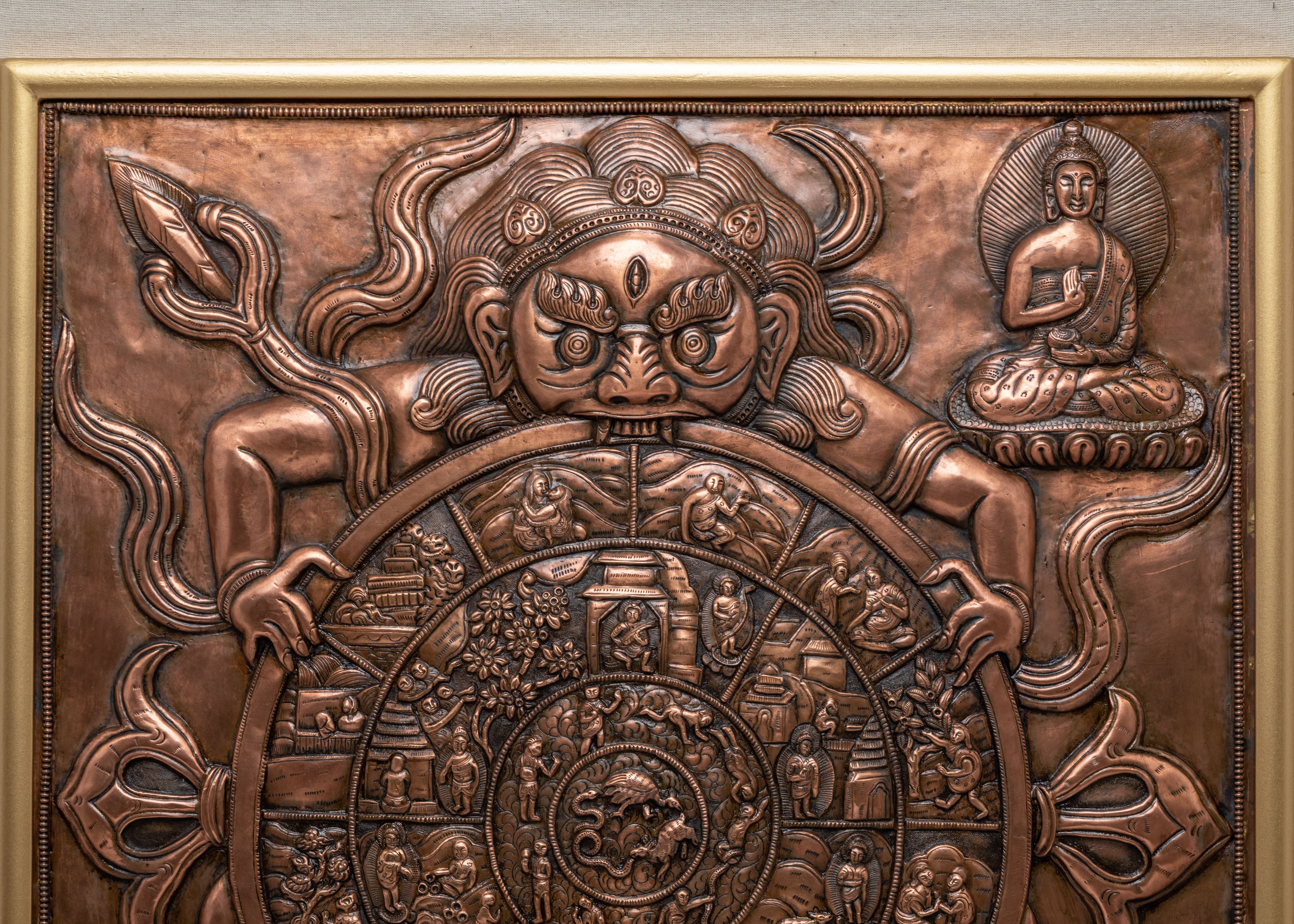 Handcrafted Wheel Of Life Wall Hanging | Symbol Of Impermanence