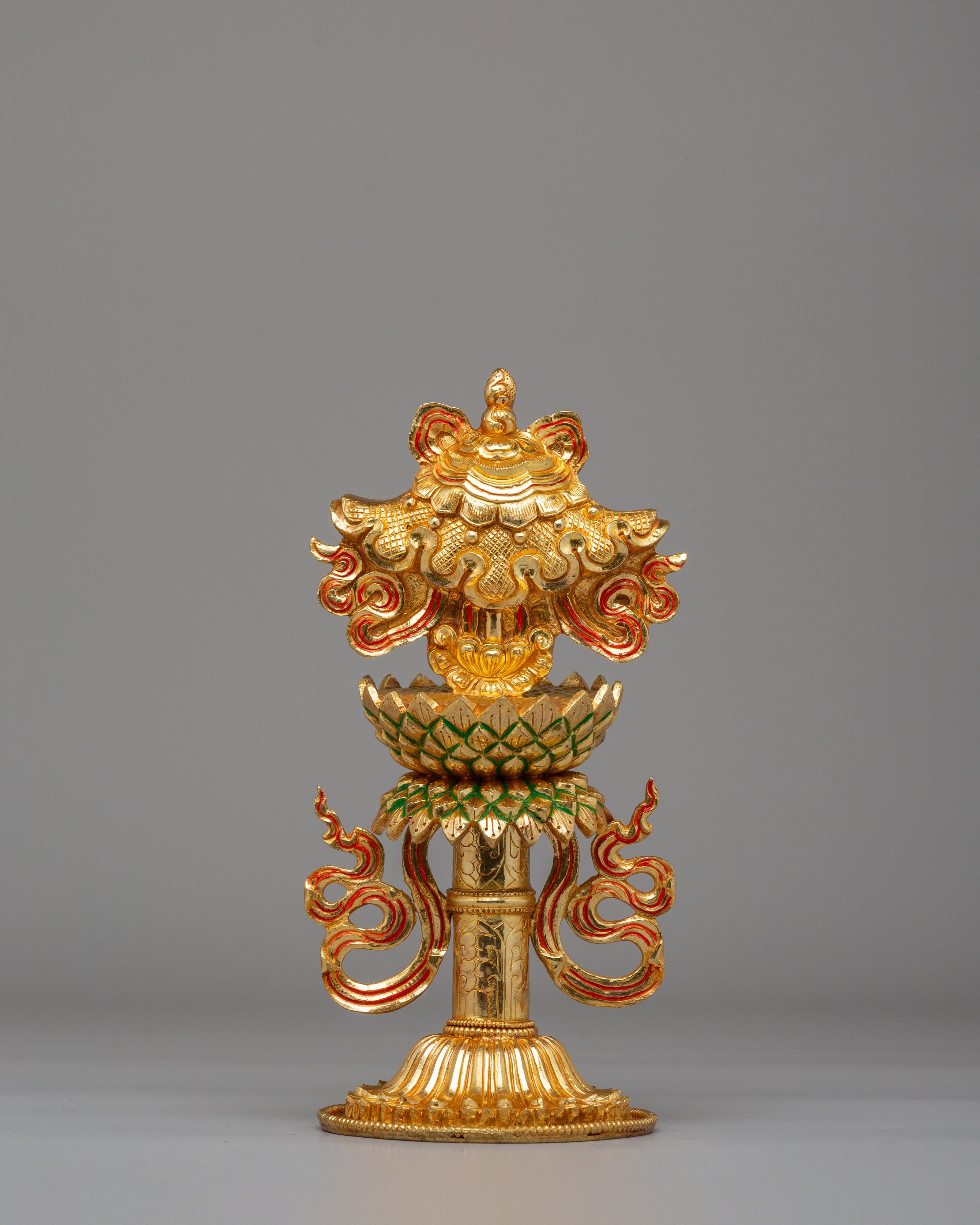 Buddhist Eight Symbols Sculpture Set | A Sacred Representation of Spiritual Blessings