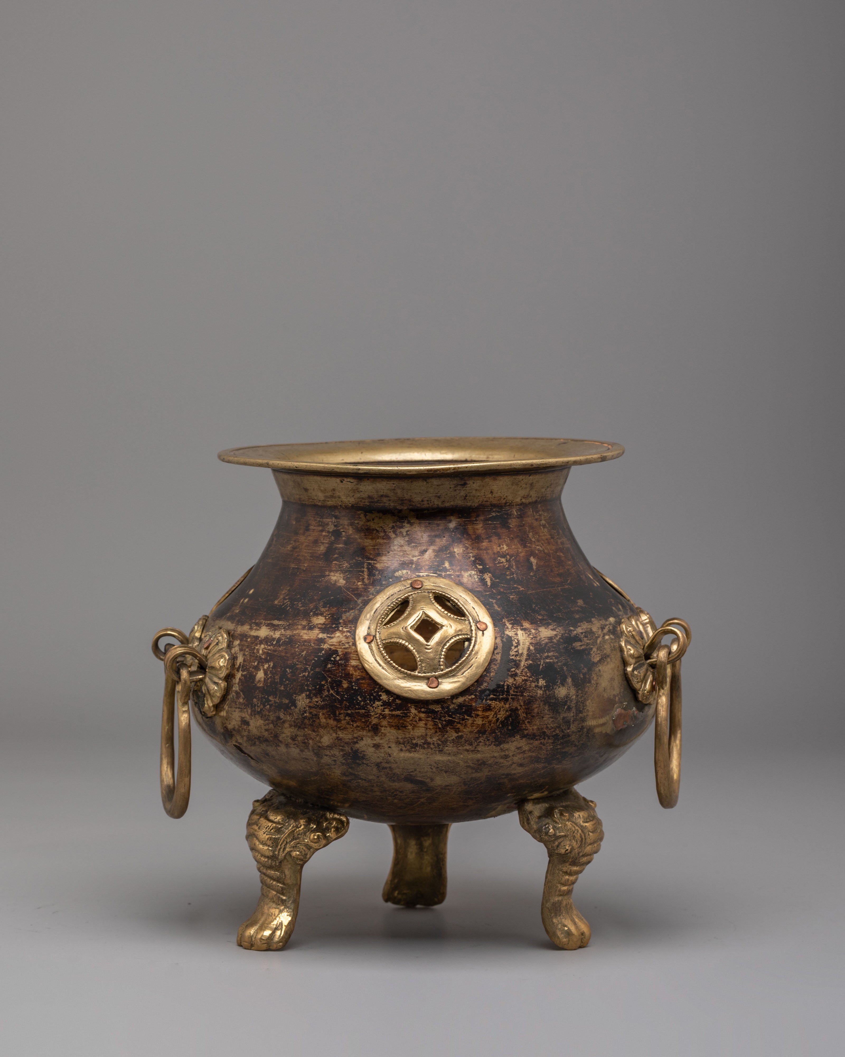 Vajrayana Offering Incense Burner | Buddhist Ritual Offering Tool
