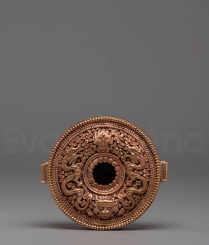 Handmade Buddhist Copper Ghau Box