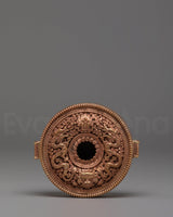 Handmade Buddhist Copper Ghau Box