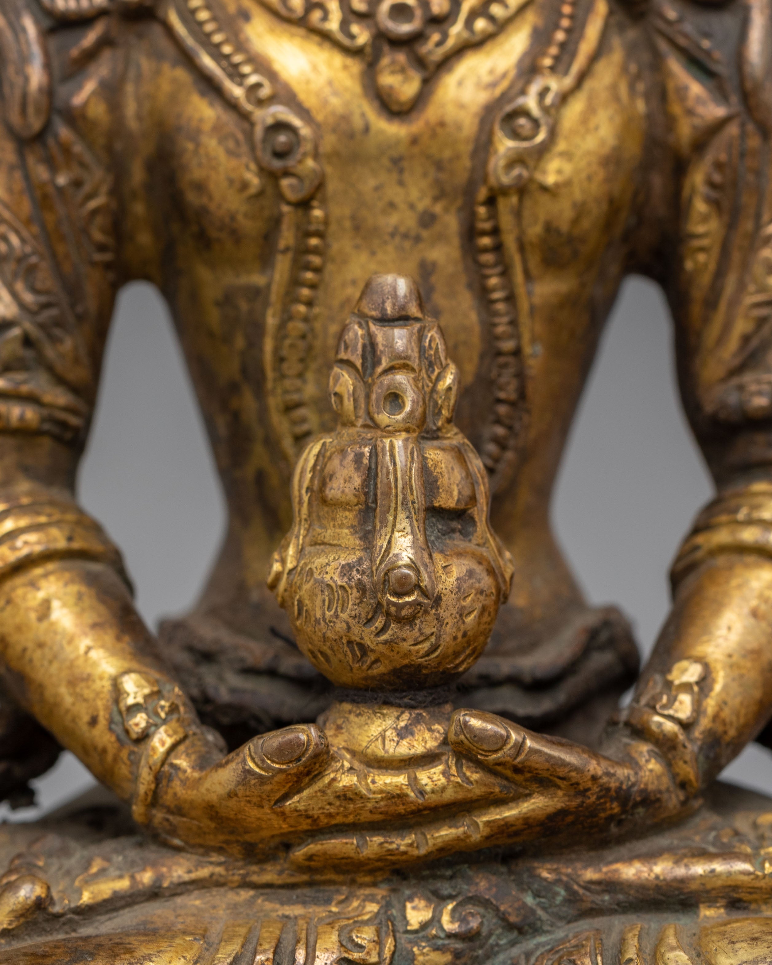 Himalayan Amitayus Buddha Sculpture | Symbol of Longevity and Wisdom