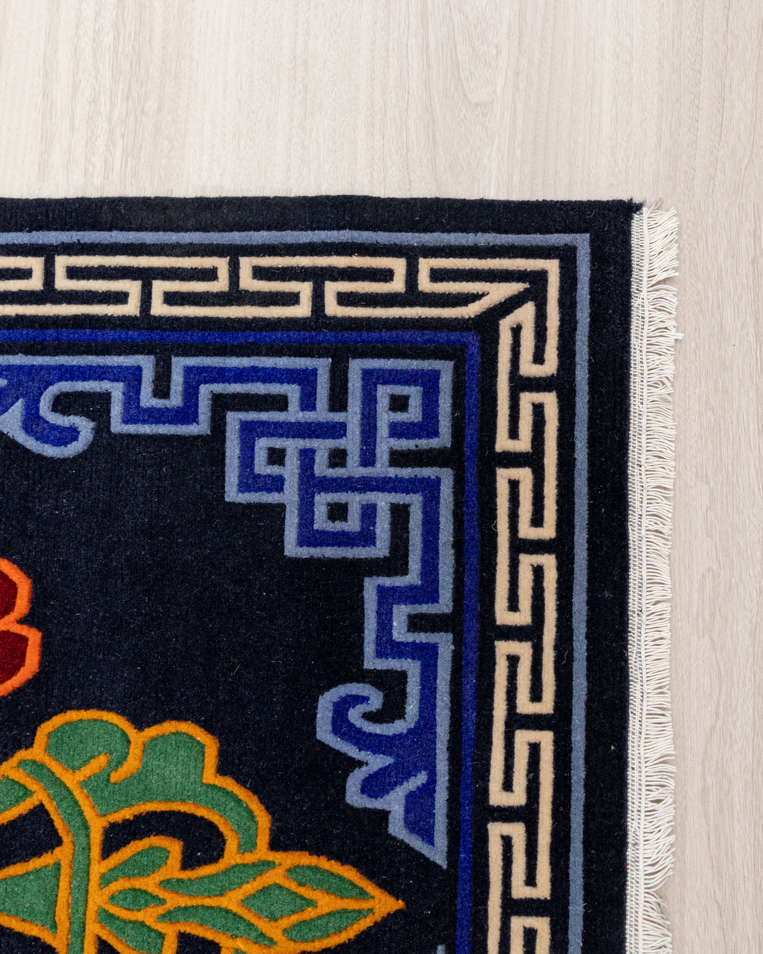 Handmade Tibetan Wool Rug |  Buddhist Art