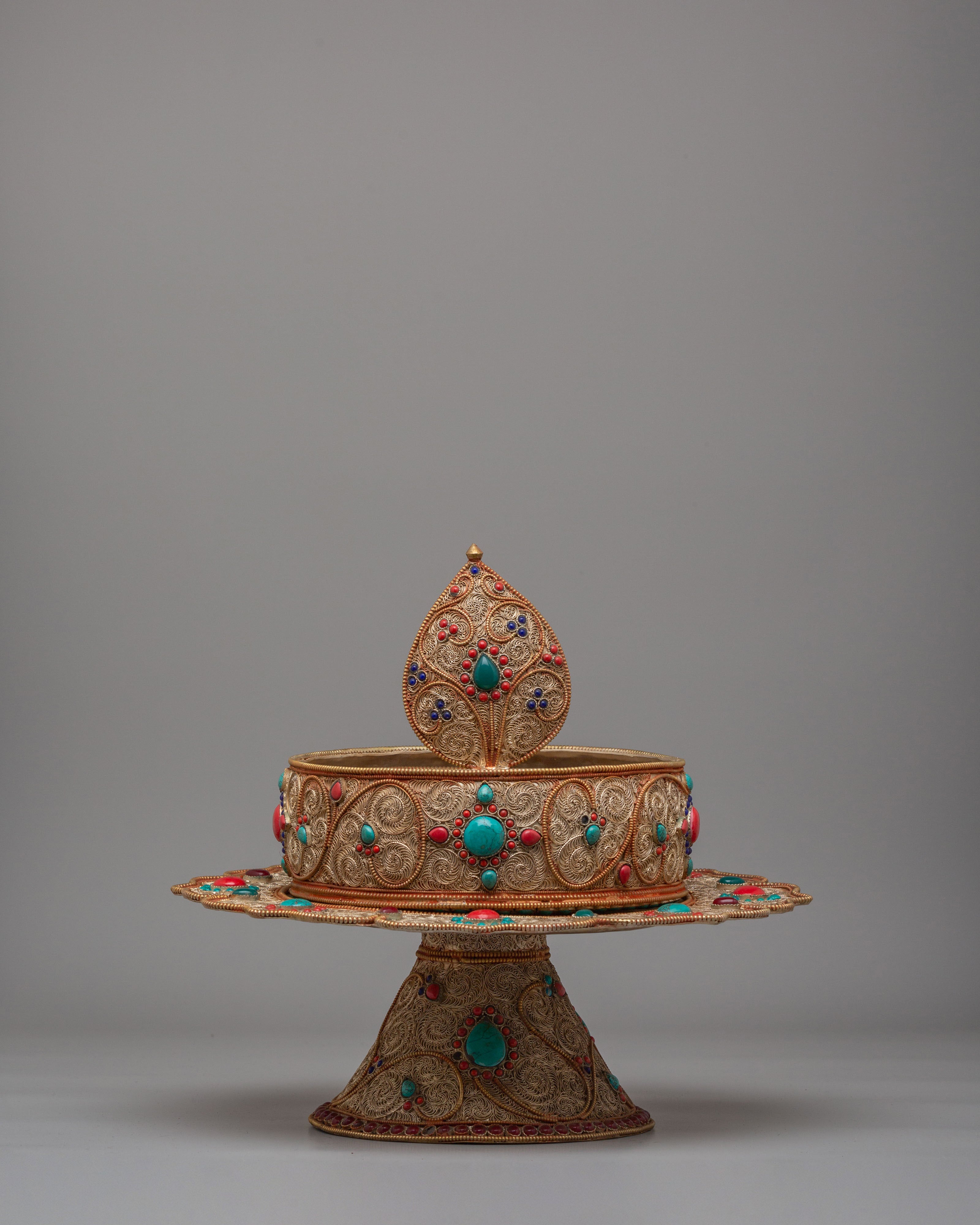 Buddhist Sacred Mandala Offering | Spiritual Decor for Meditation and Altar